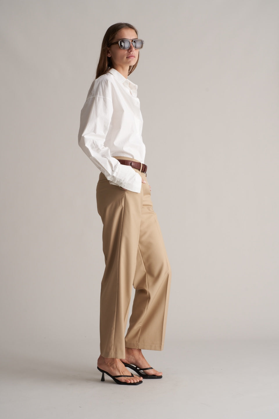 Malina Chino Trousers Beige