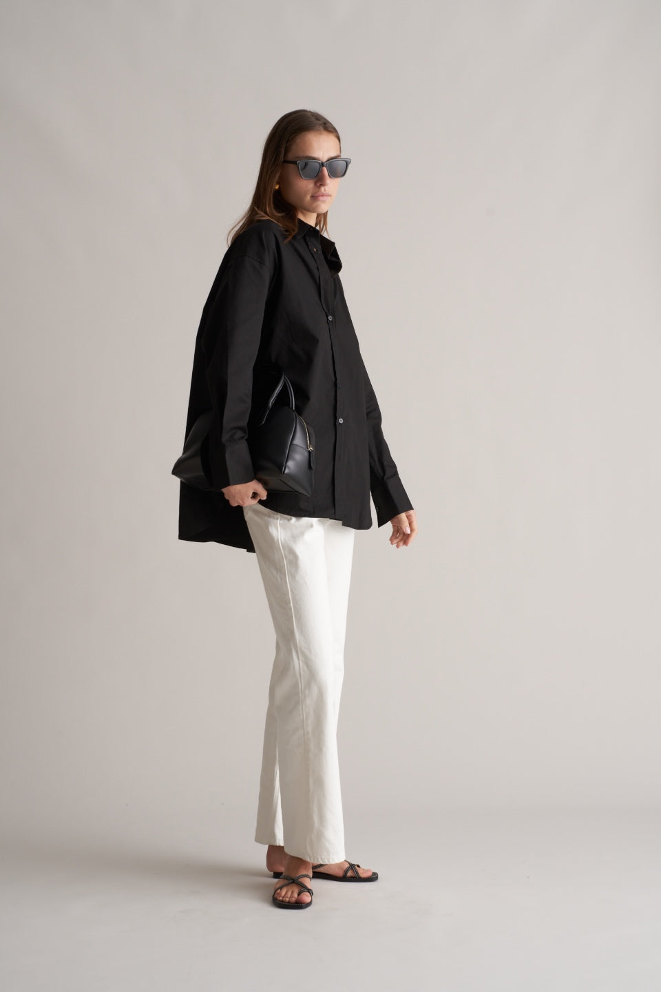 Heva Cotton Shirt Black