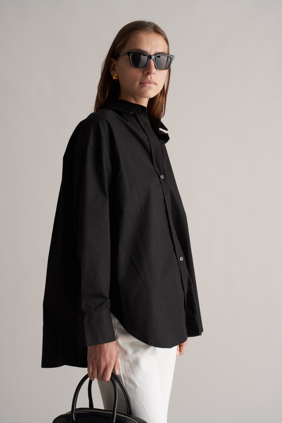 Heva Cotton Shirt Black