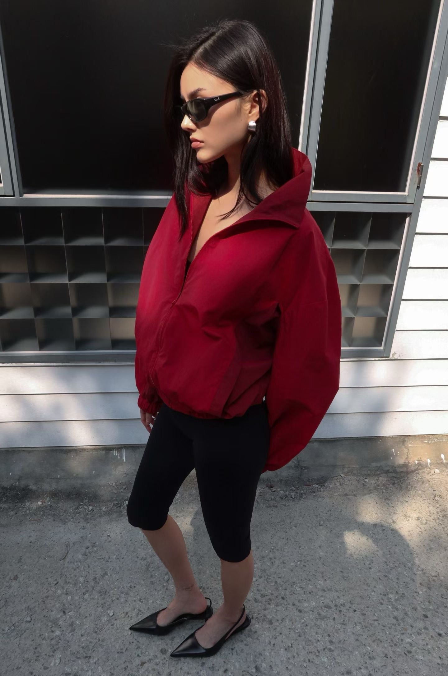 Lori Technical Windbreaker Red