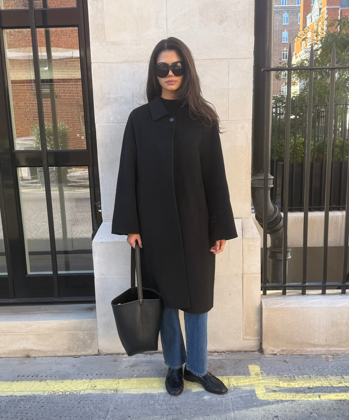 Marais Wool Car Coat Onyx