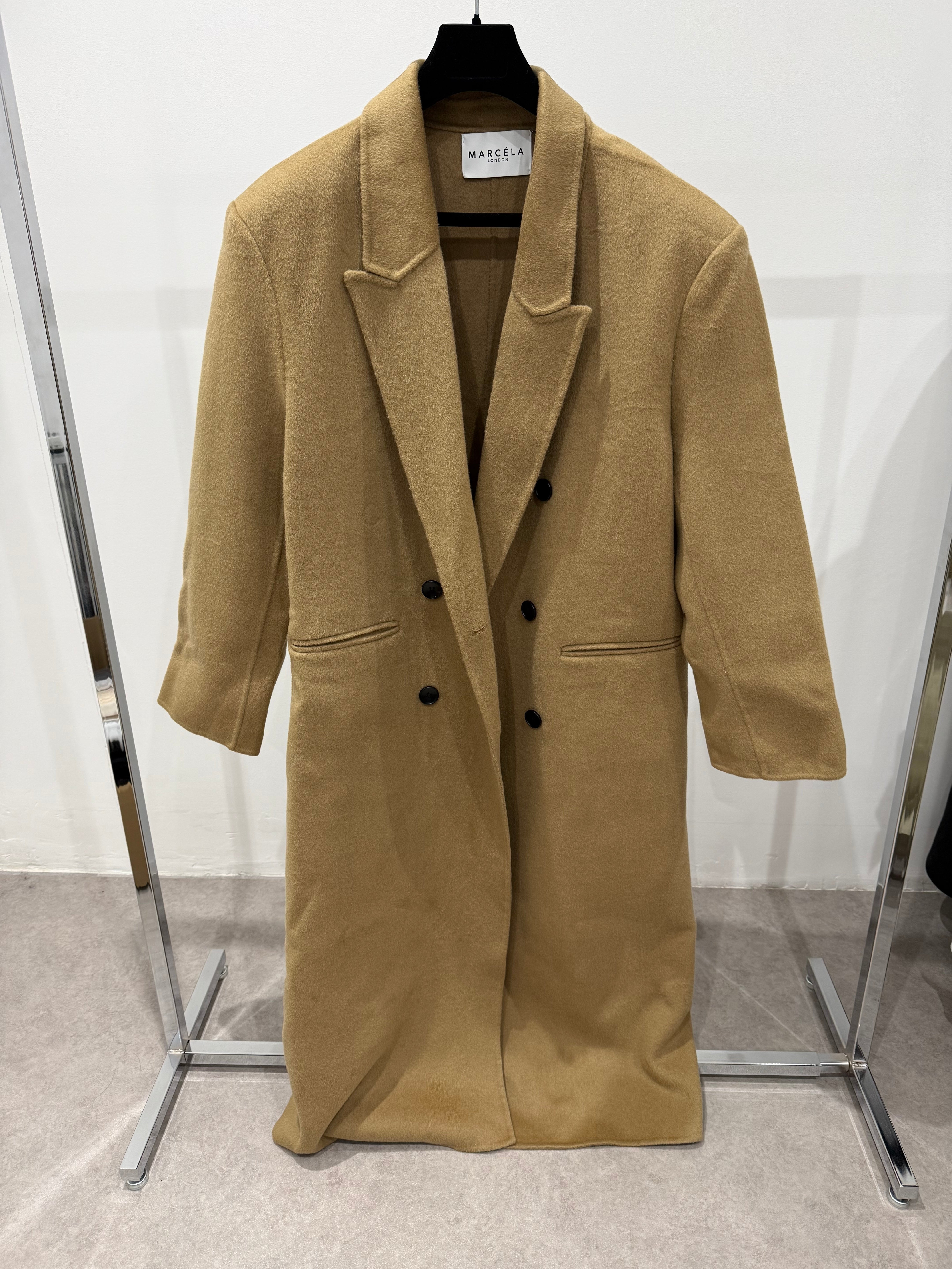 Doublé Boyfriend Coat Camel