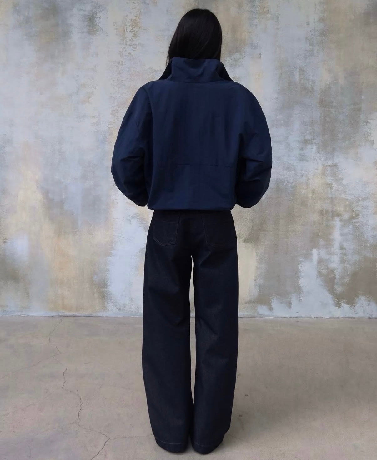 Flore Technical Windbreaker Navy