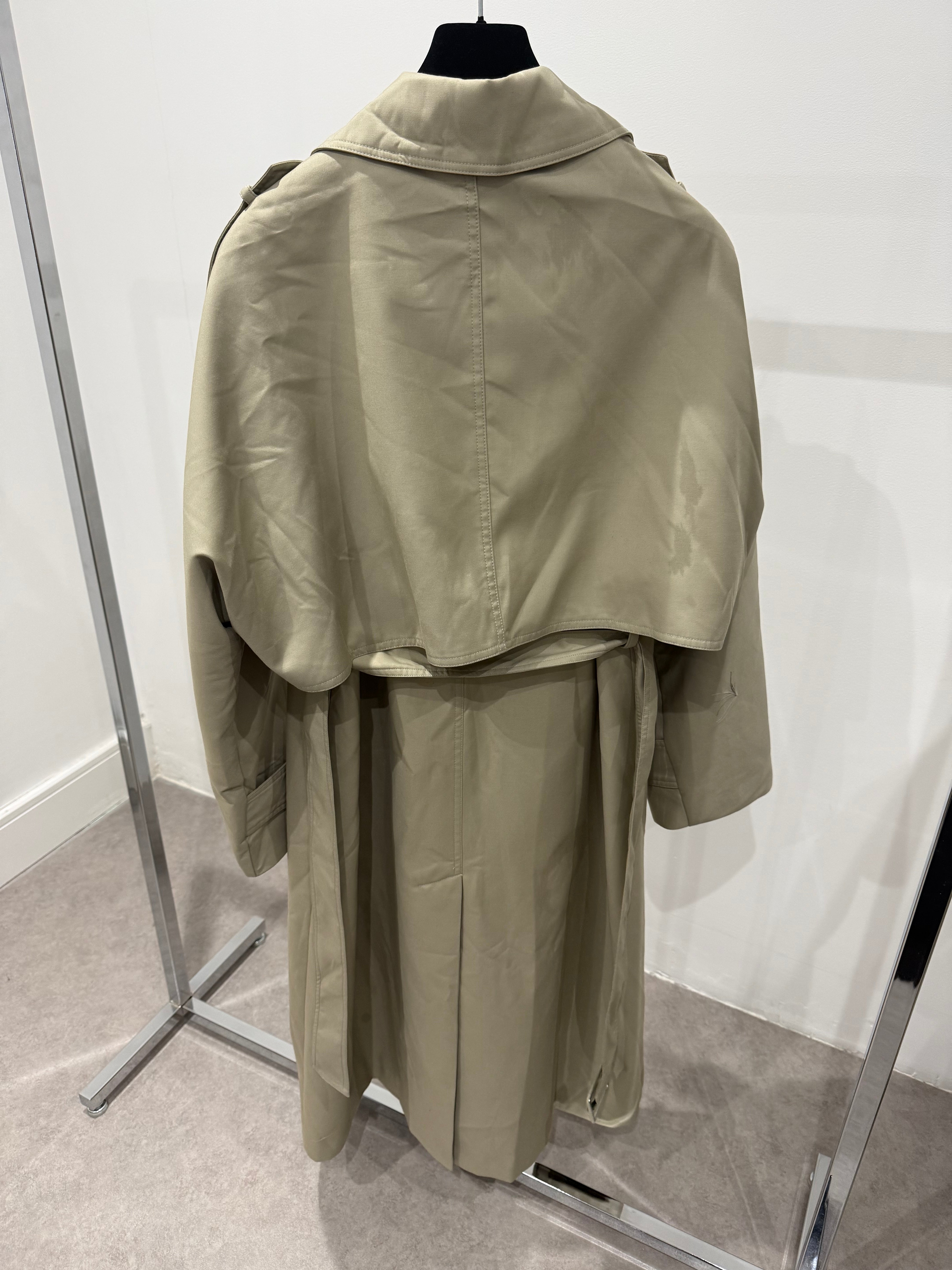 Trench Coat Sage Smoke