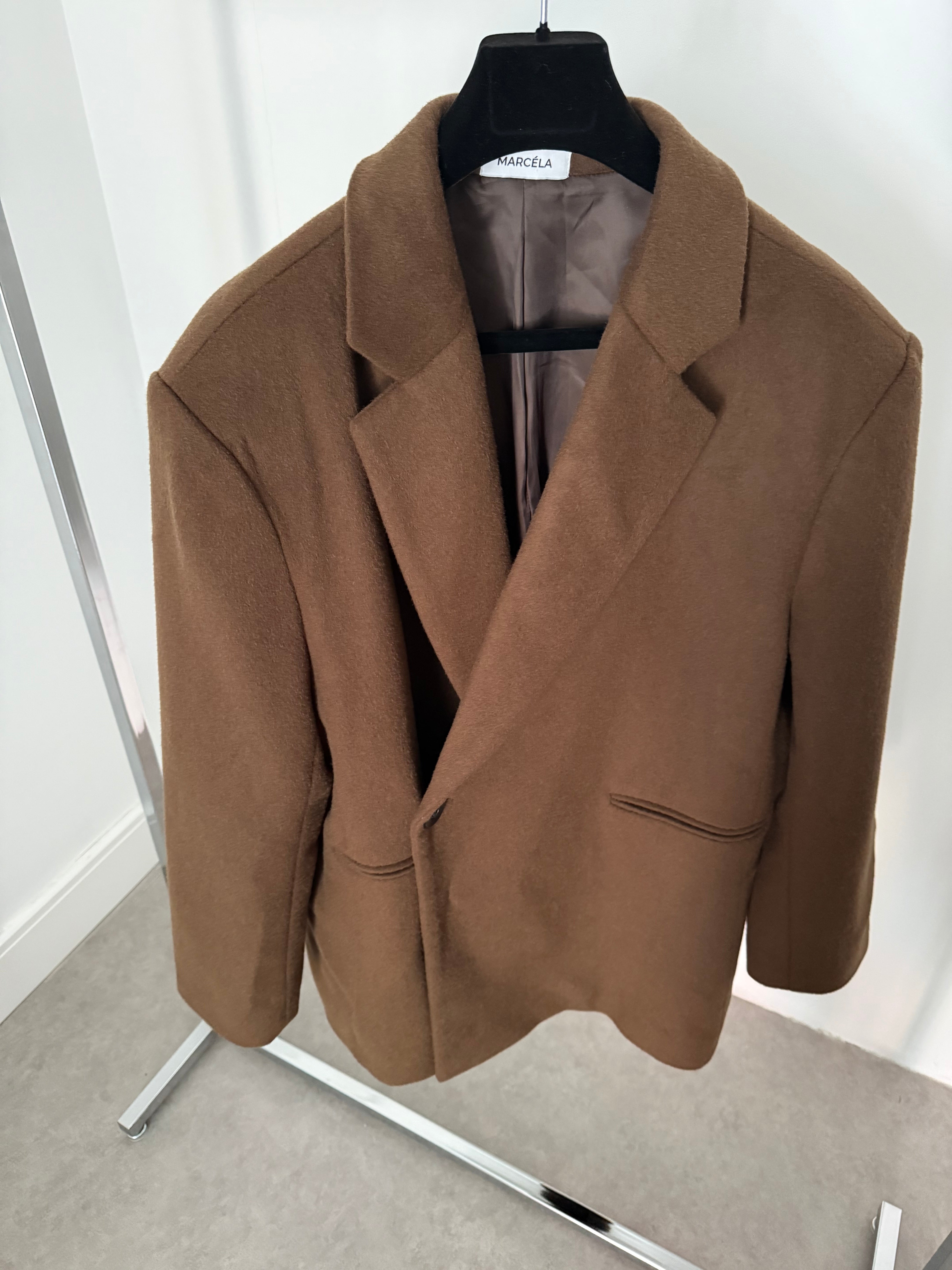 Wool Blazer Cognac