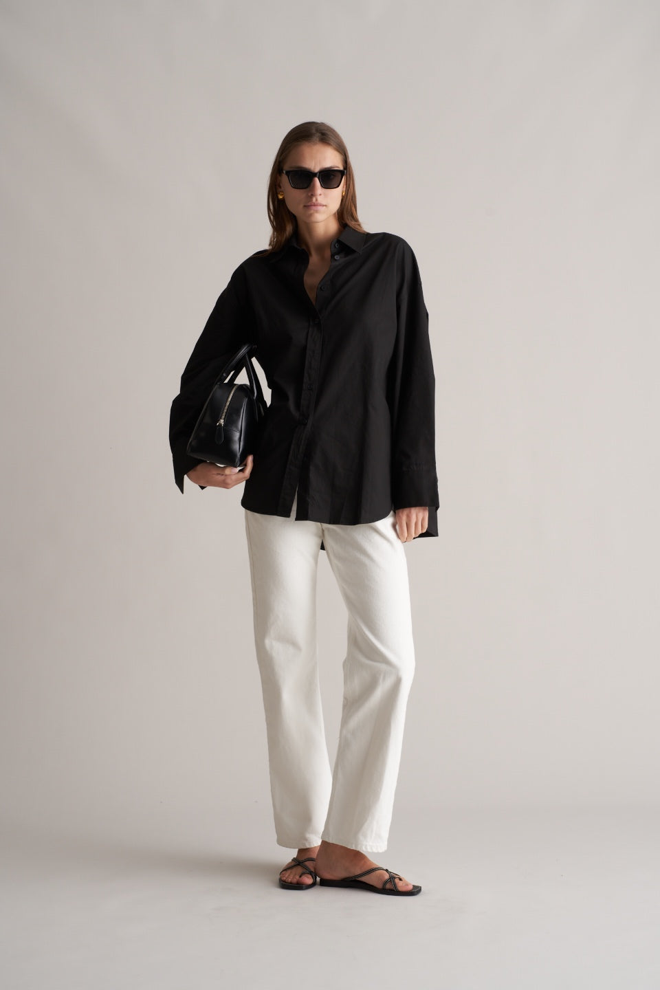 Heva Cotton Shirt Black