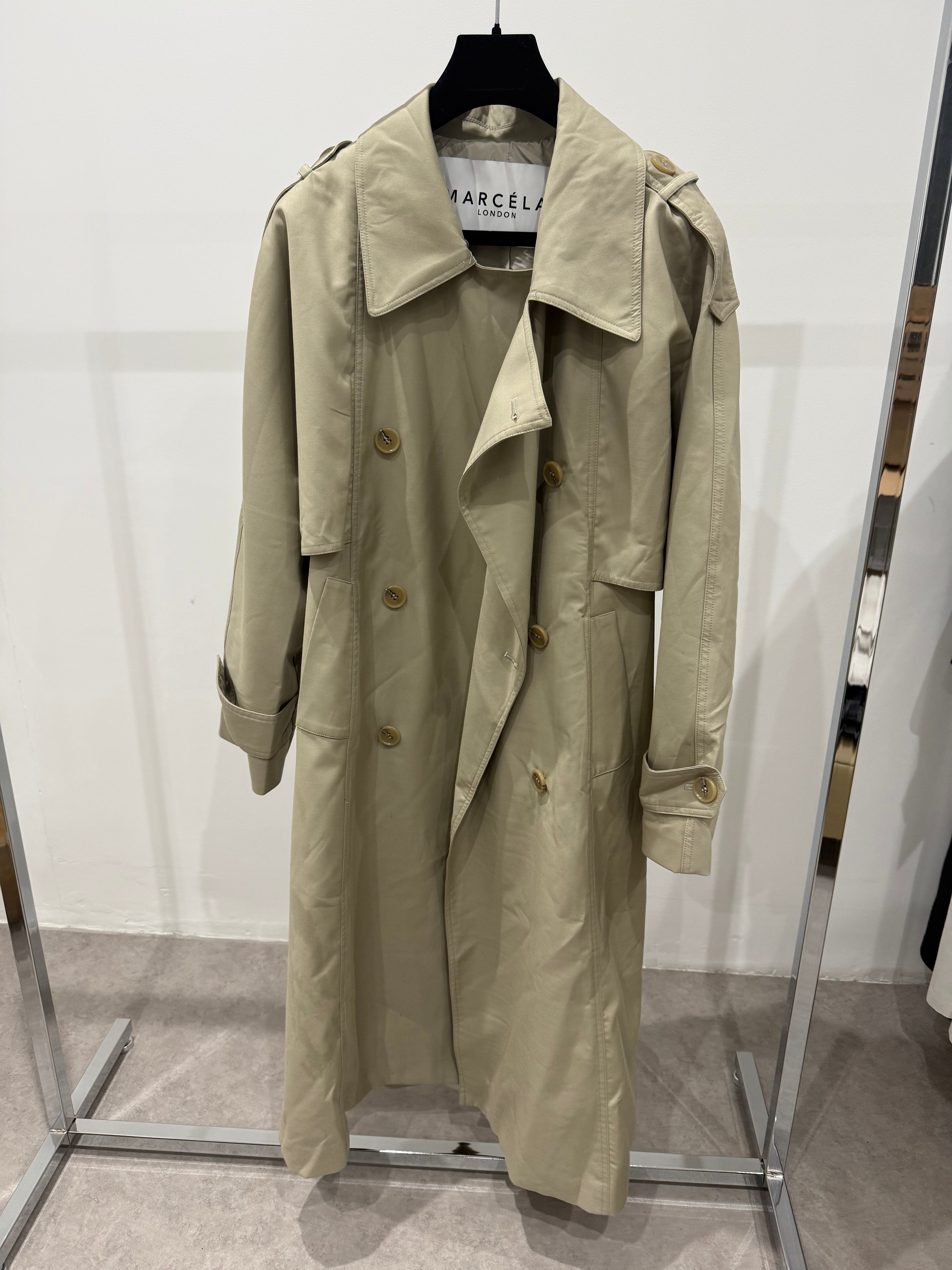 Trench Coat Sage Smoke