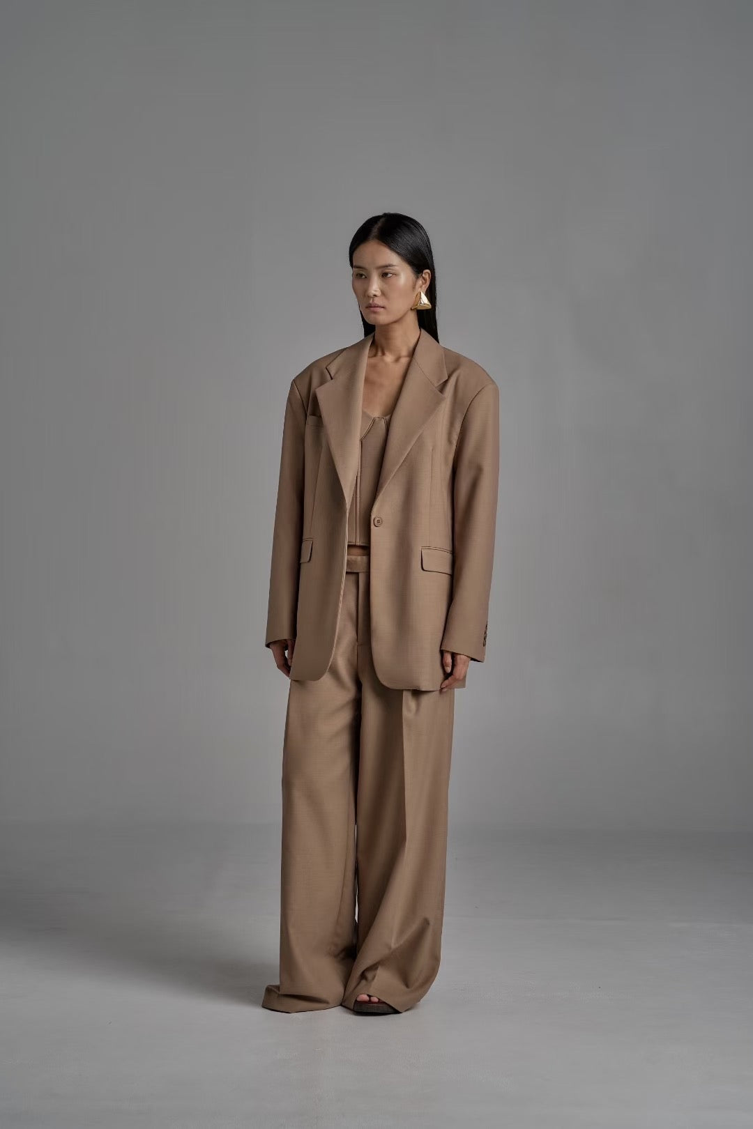 Valentina Blazer Wheat