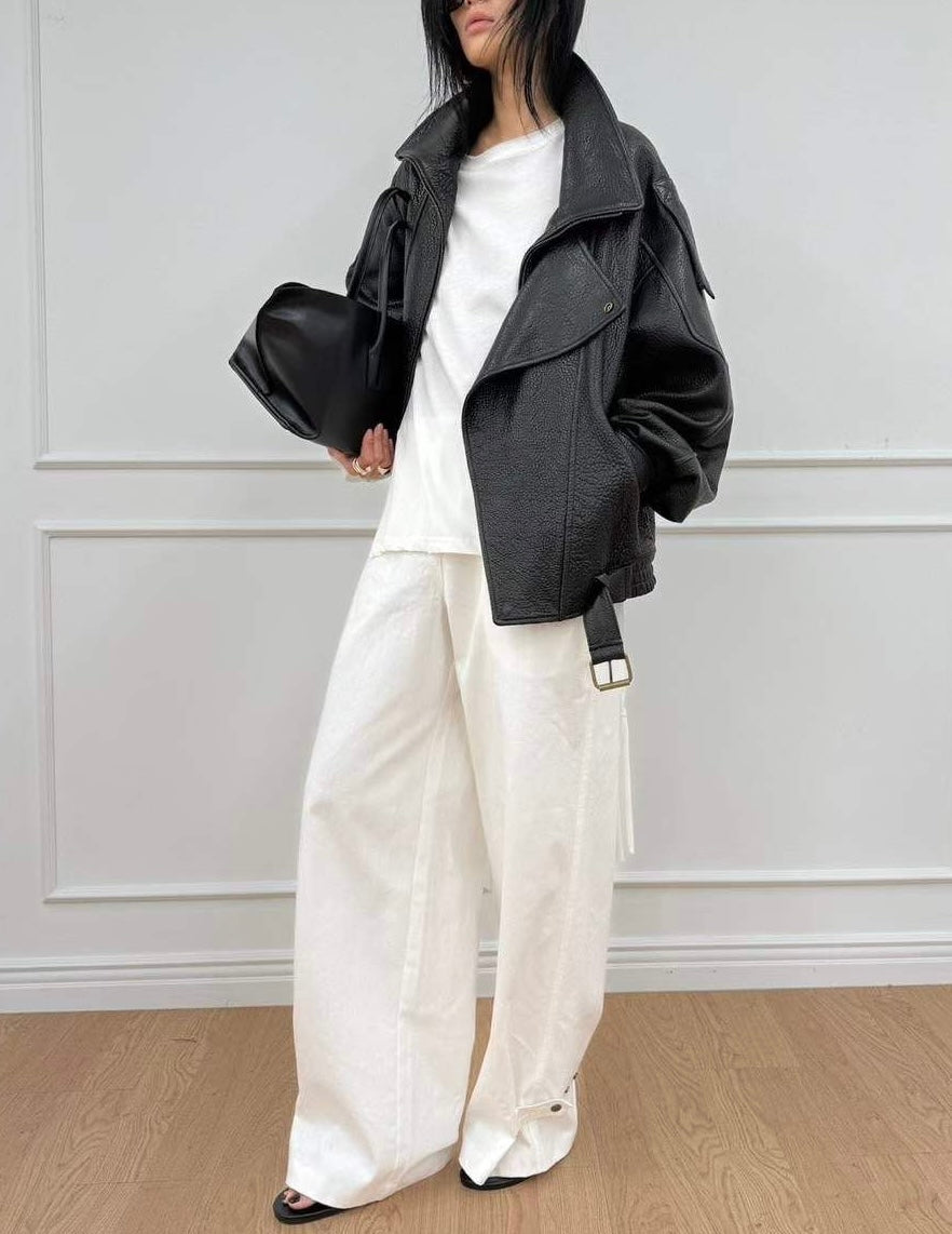 Byra Leather Jacket Black