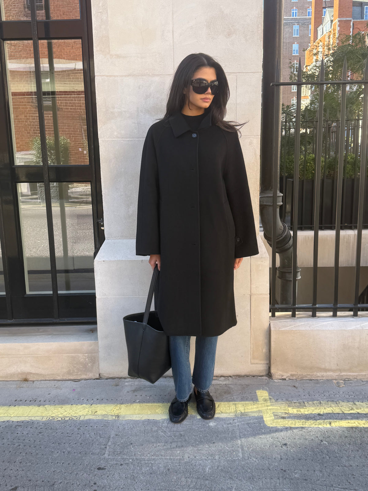 Marais Wool Car Coat Onyx