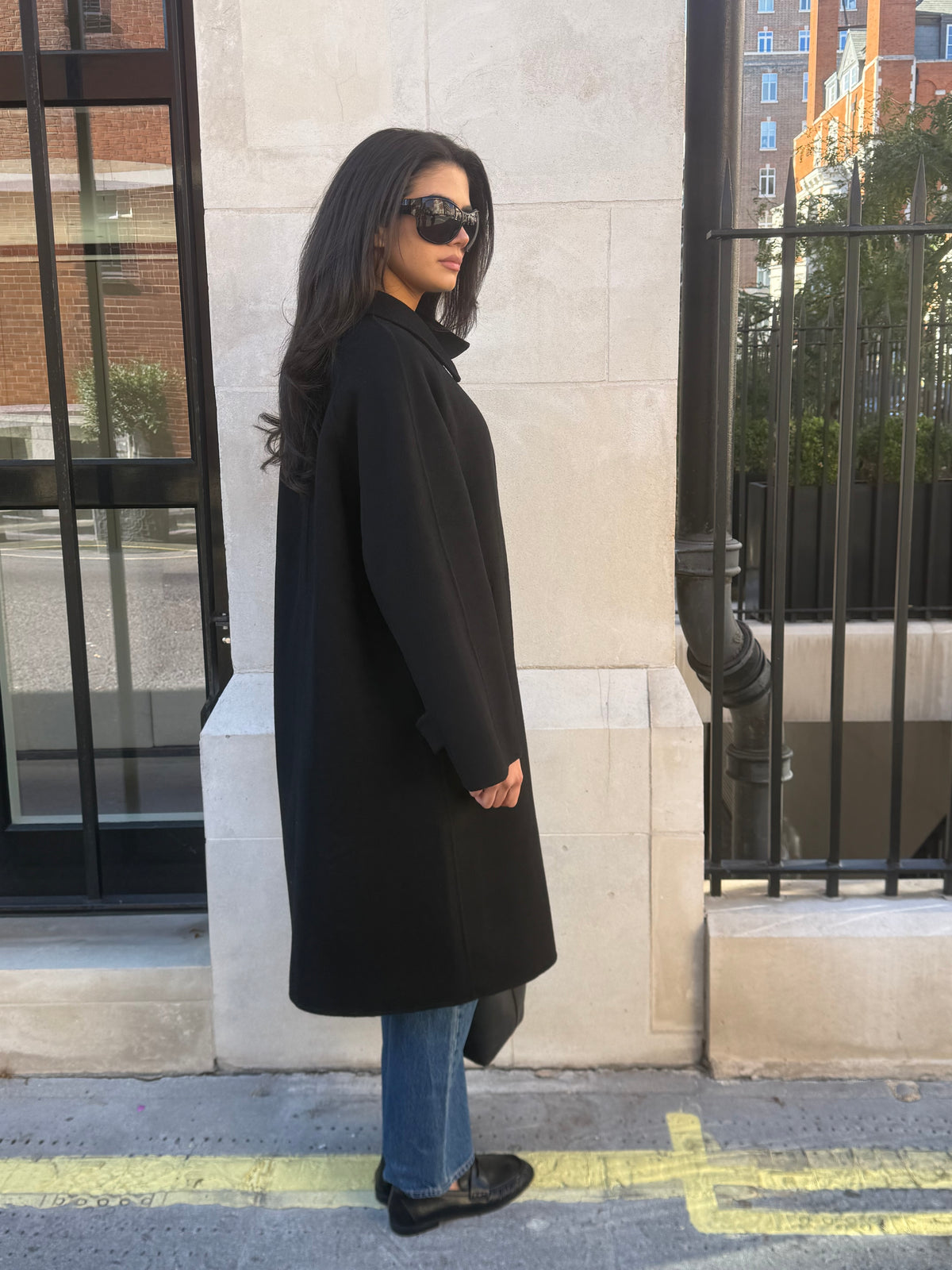 Marais Wool Car Coat Onyx