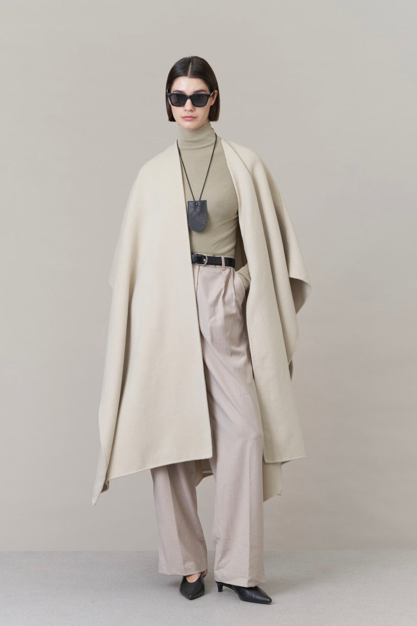 Nova Doublé Cashmere Blend Cape Sable (Long)