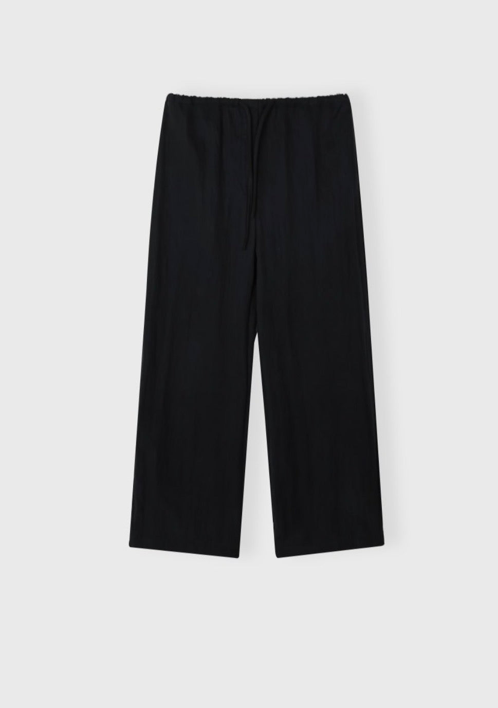 Varan Straight Leg Crinkle Pants Onyx