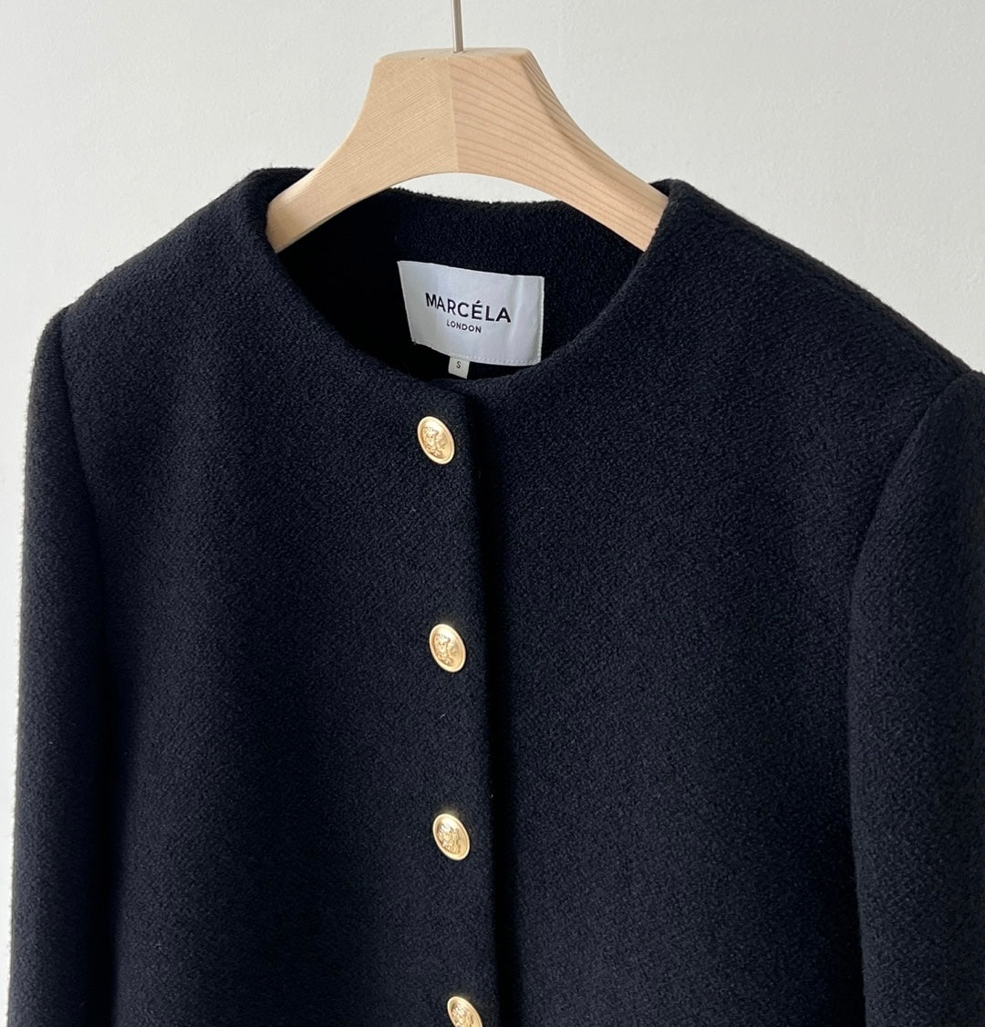 Ida Tweed Jacket Black