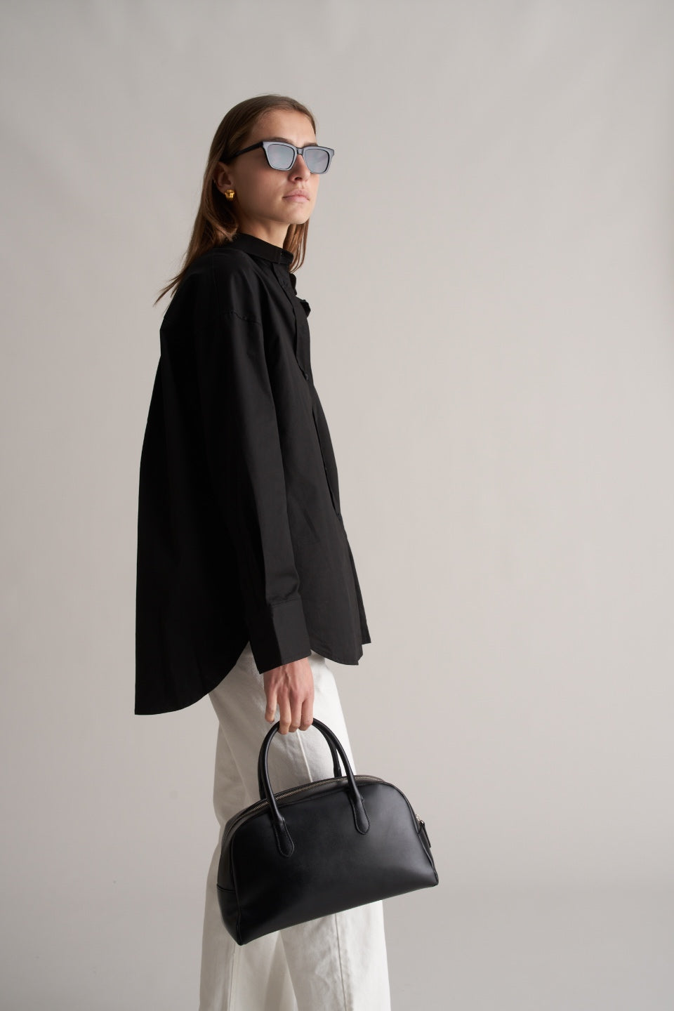 Heva Cotton Shirt Black