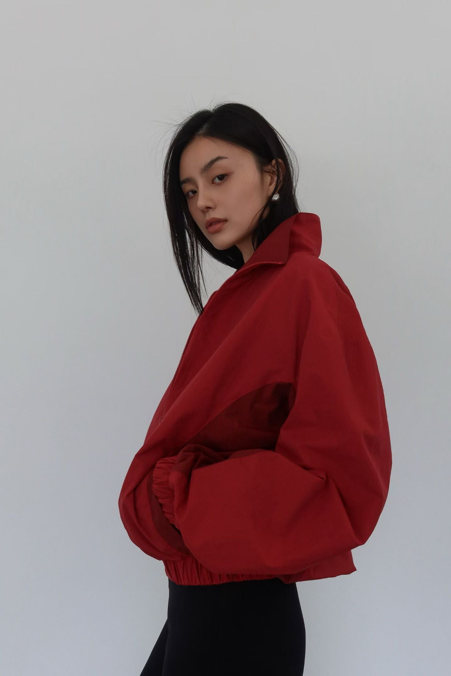 Lori Technical Windbreaker Red