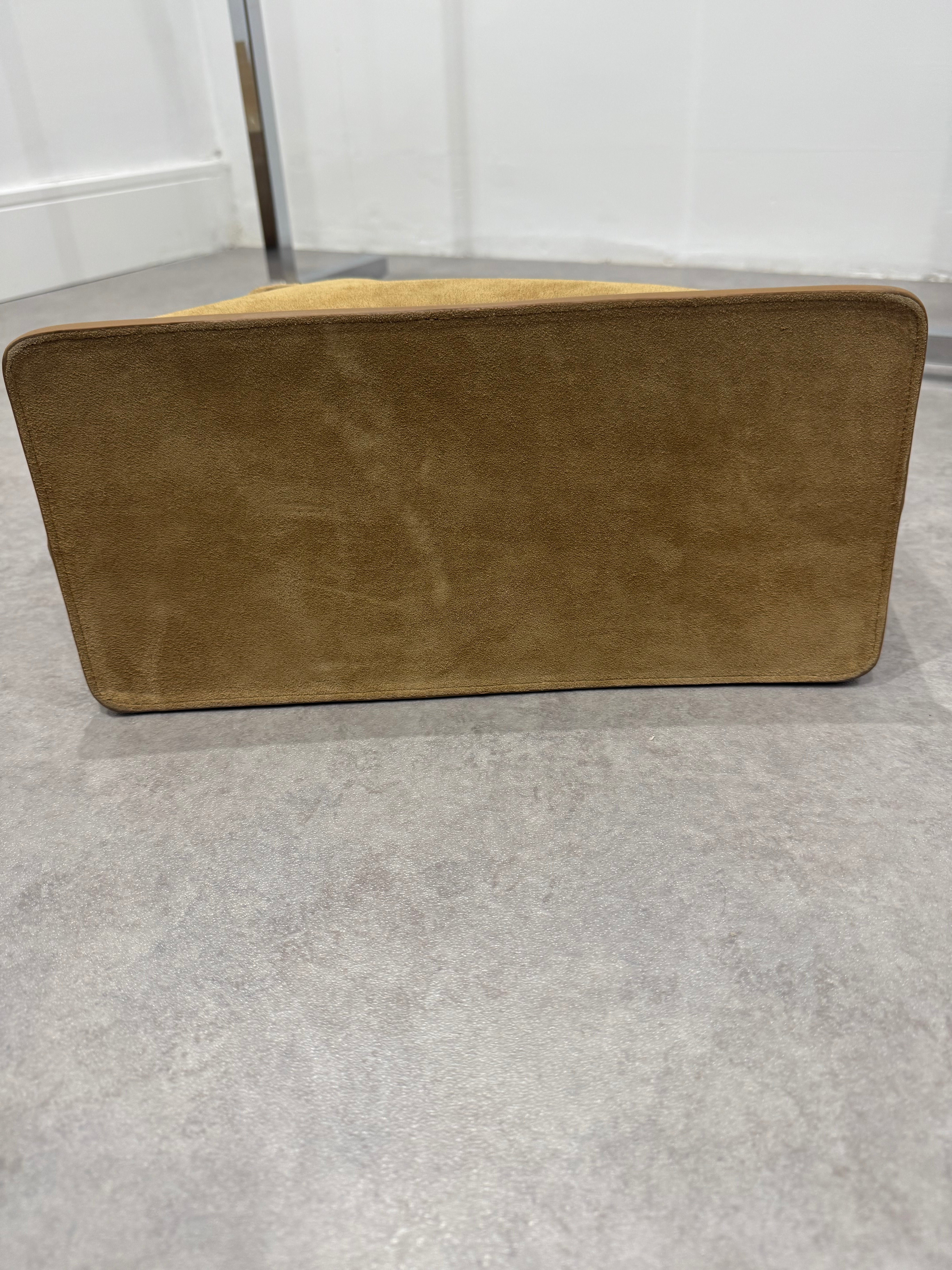 Leather Suede Bag Camel