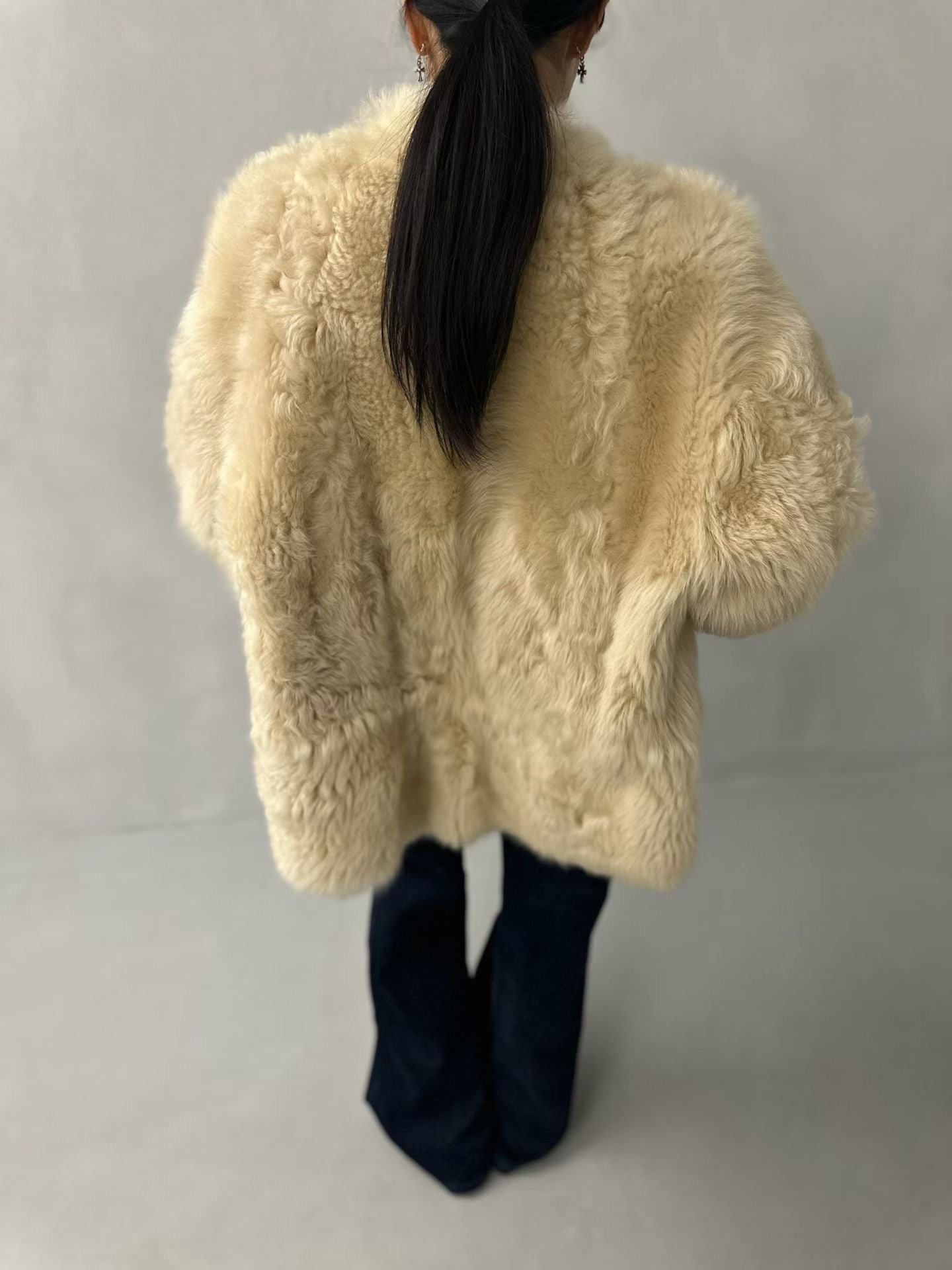 Layton Toscana Shearling Jacket Butter