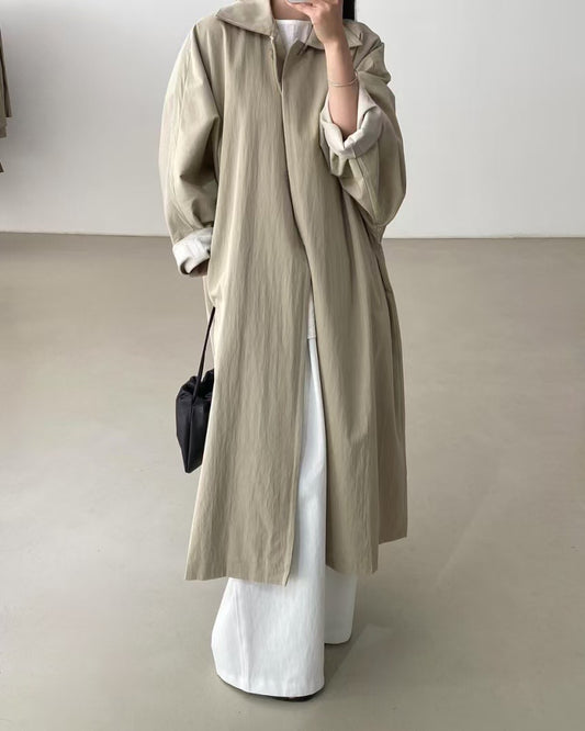 Tay Lightweight Mac Coat Beige