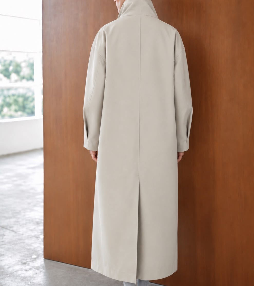 Fraye Funnel Neck Trench Stone - Coming Soon