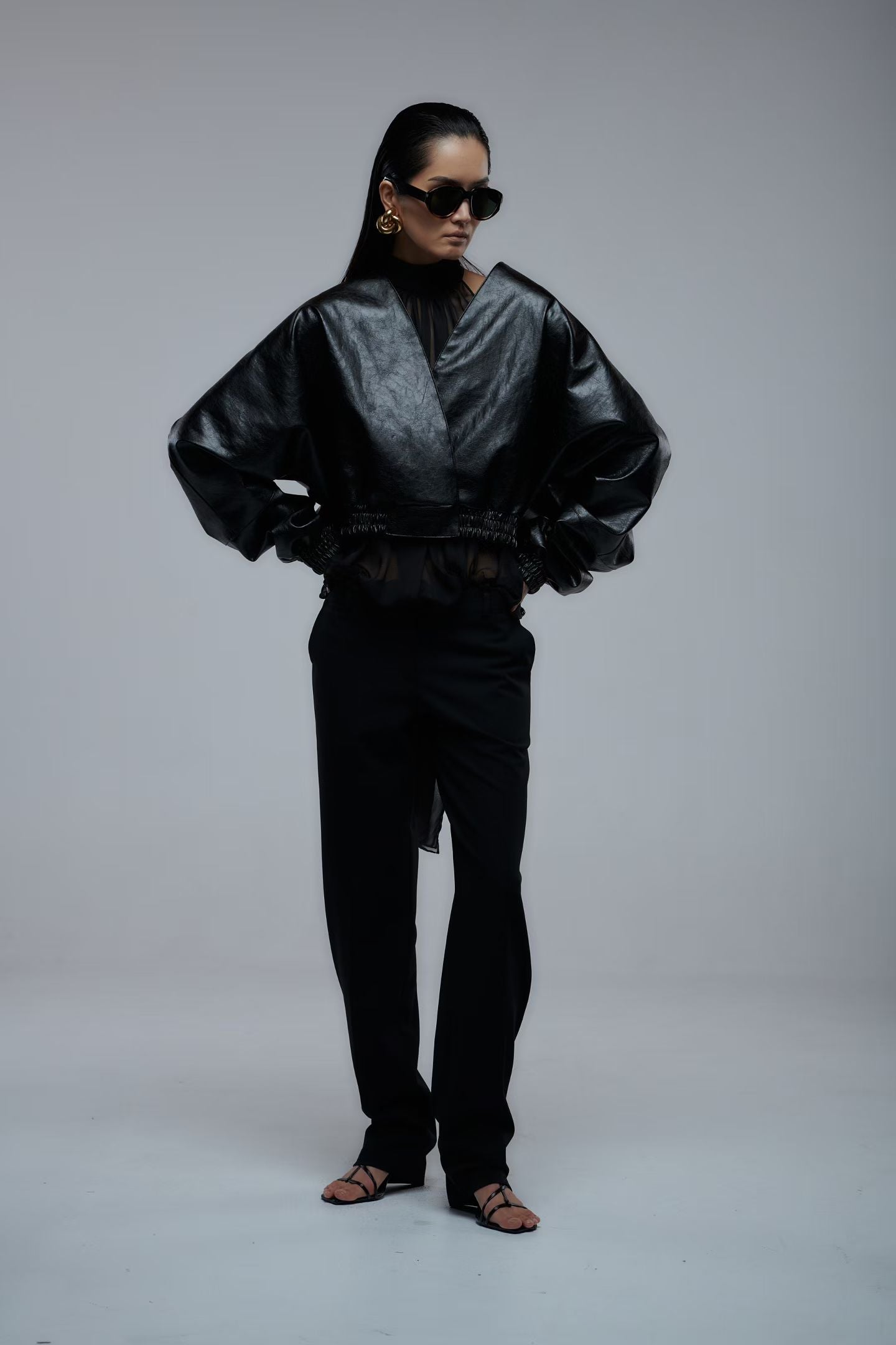 Roan Slim Trousers Onyx