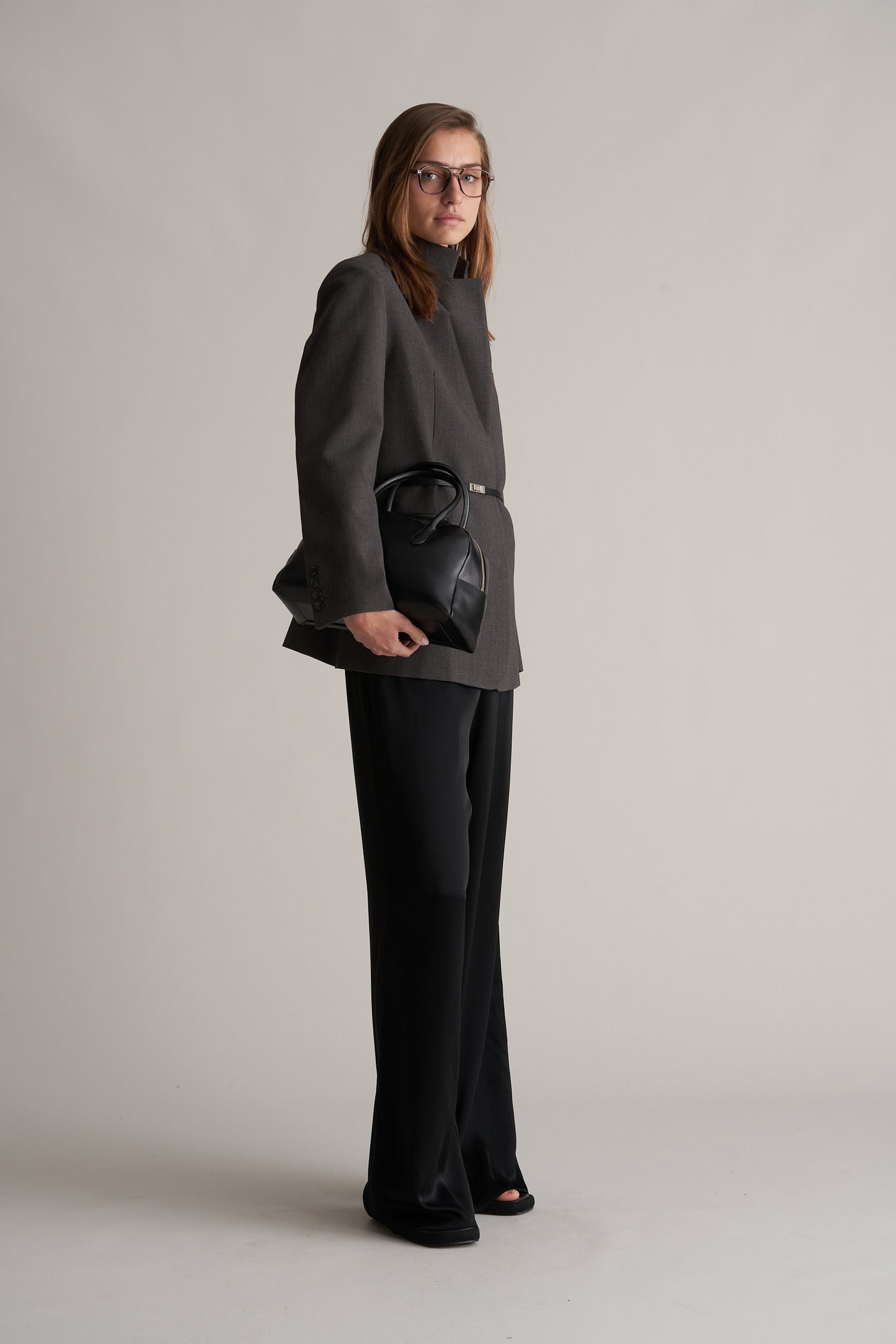 Kos Wool Blend Blazer Graphite