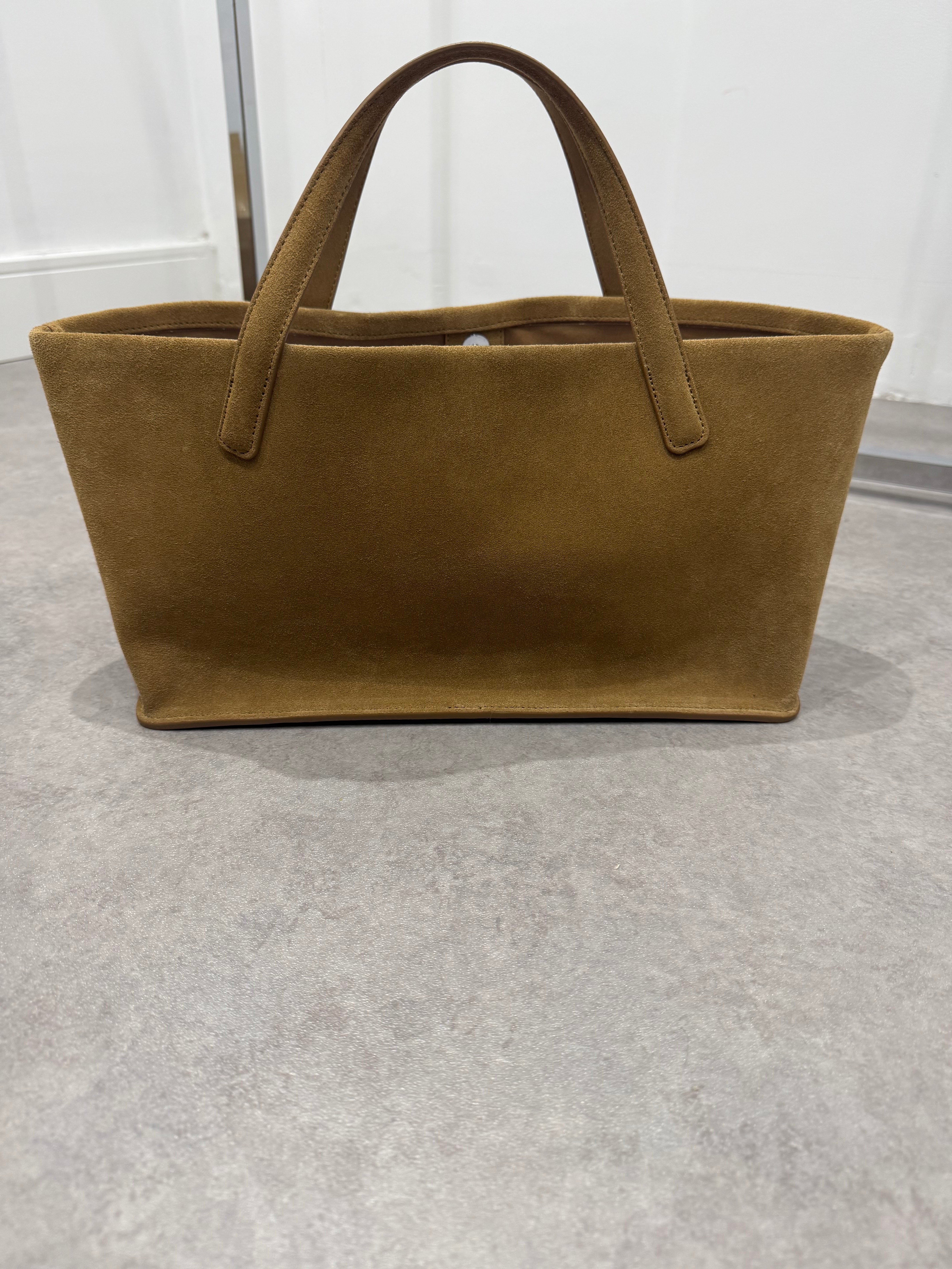 Leather Suede Bag Camel