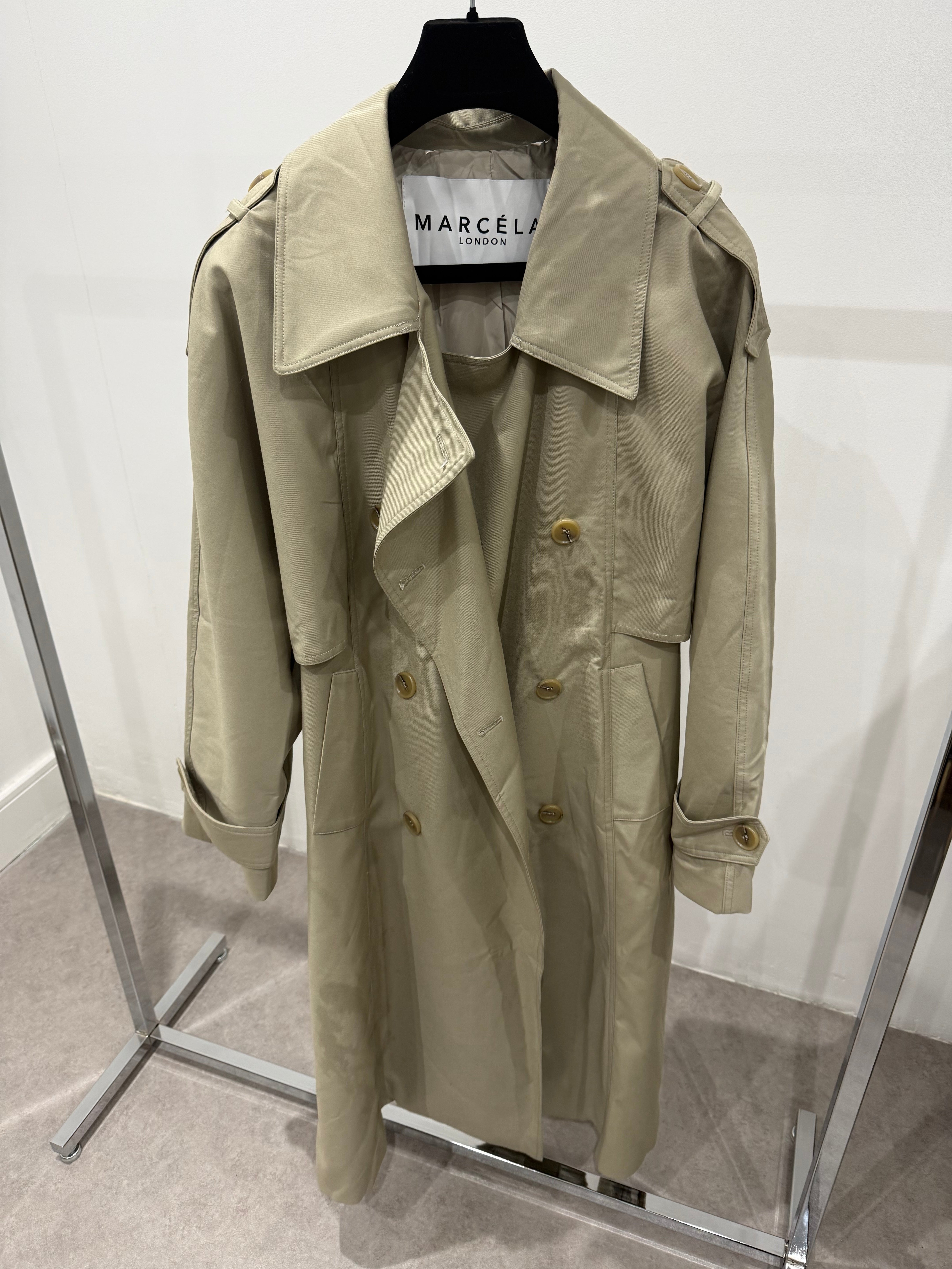 Trench Coat Sage Smoke