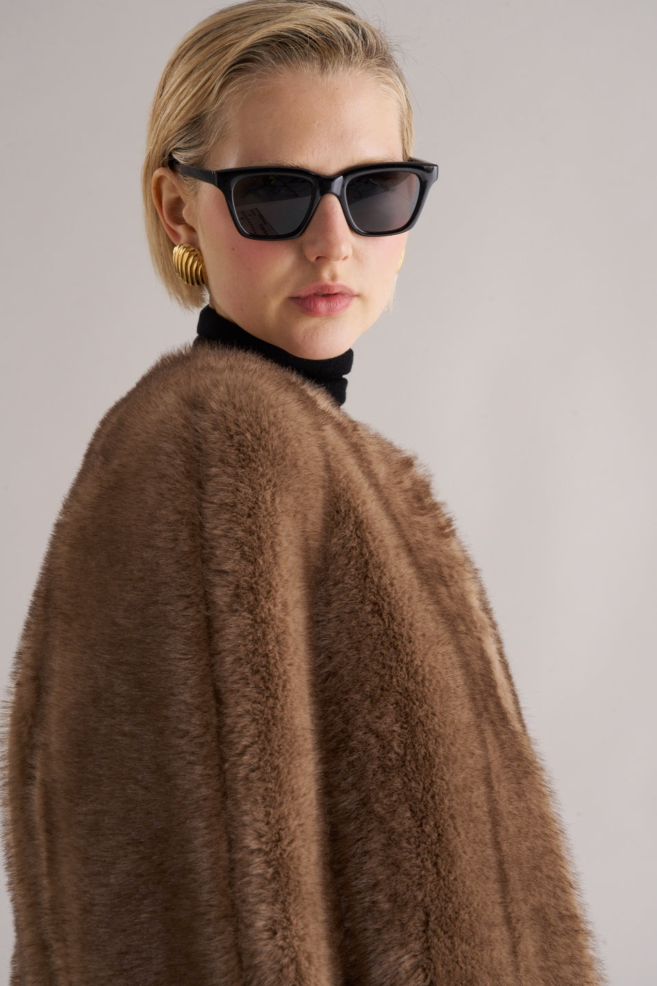 Misa Faux Fur Jacket Soft Mink