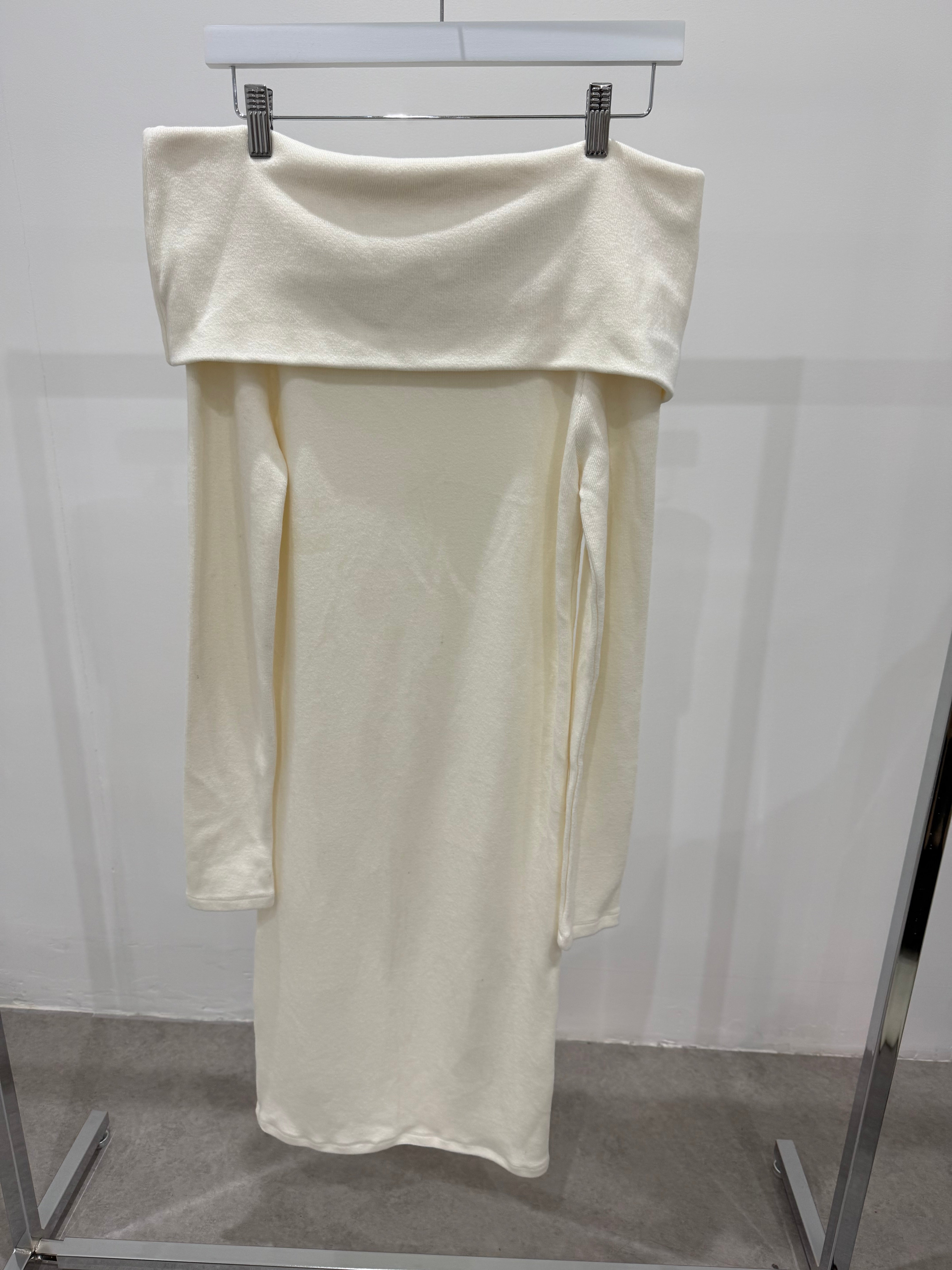 Veni Off Shoulder Knit Dress
