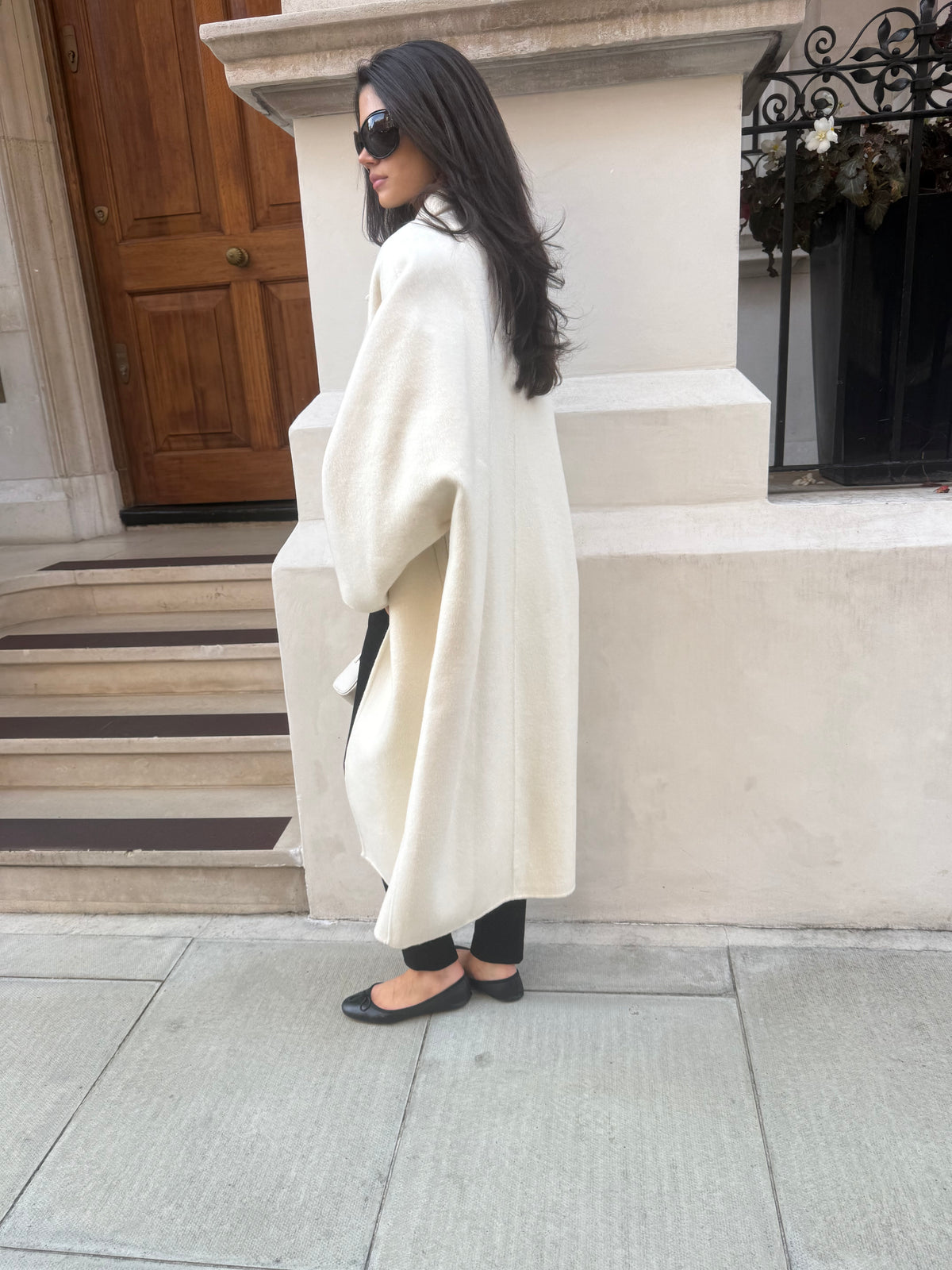 Neve Cocoon Coat Ivory