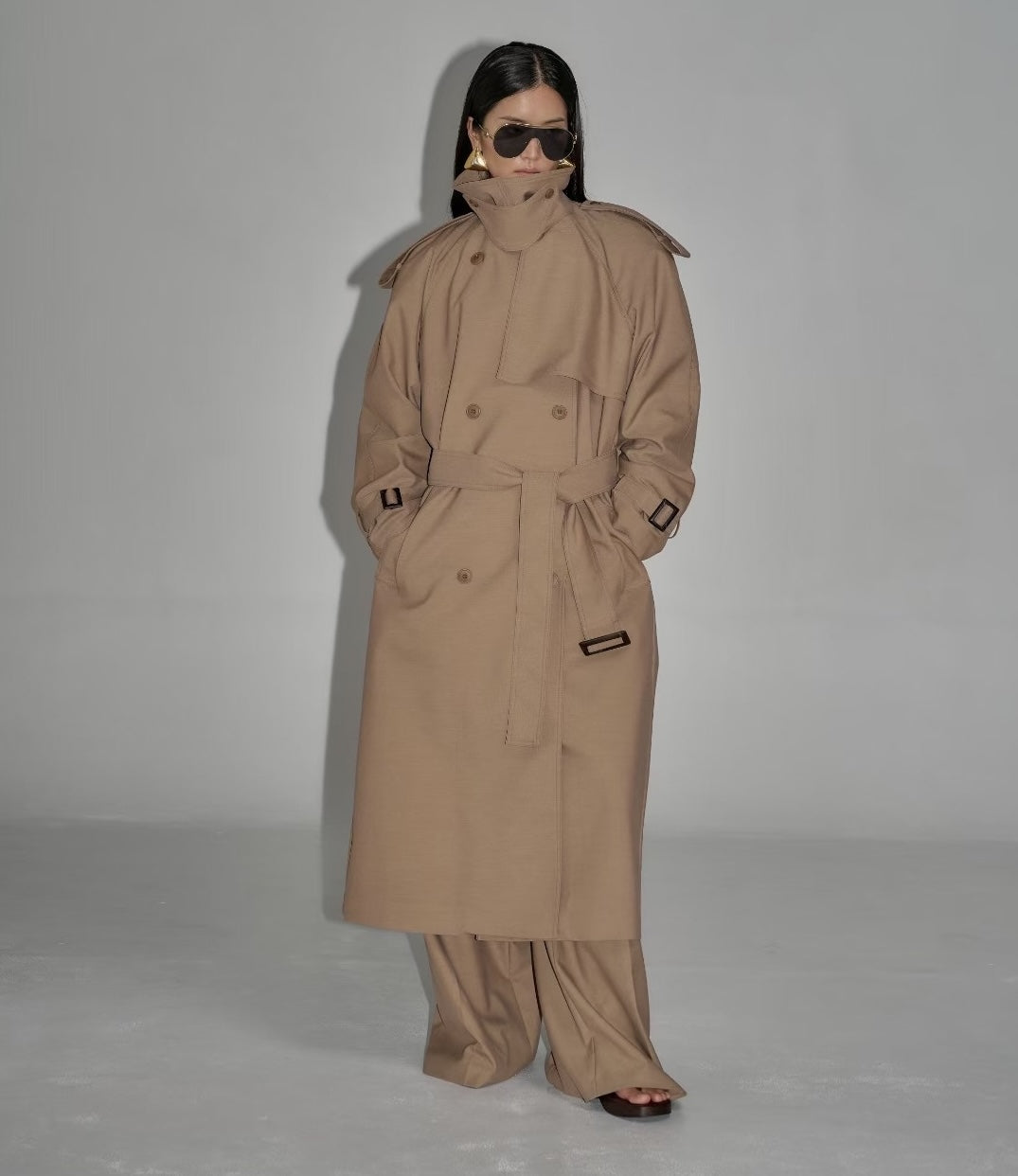 Jose Trench Coat Wheat