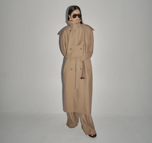 Jose Trench Coat Wheat