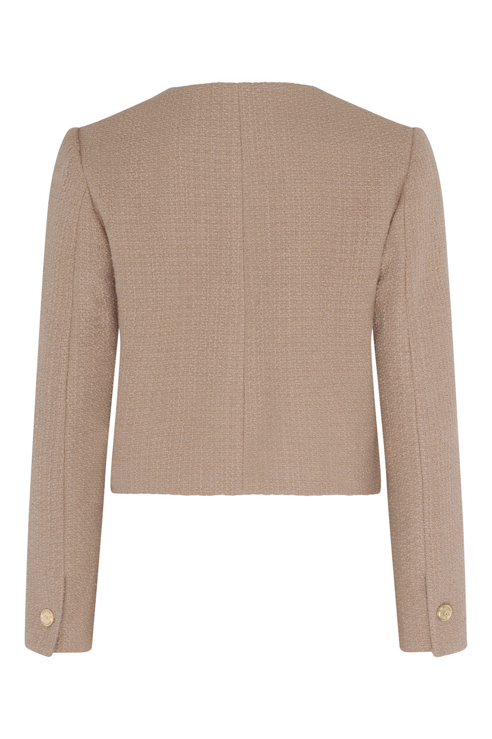 Wool Tweed Jacket Chai