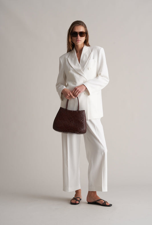 Zoira Suit Pants Optic White
