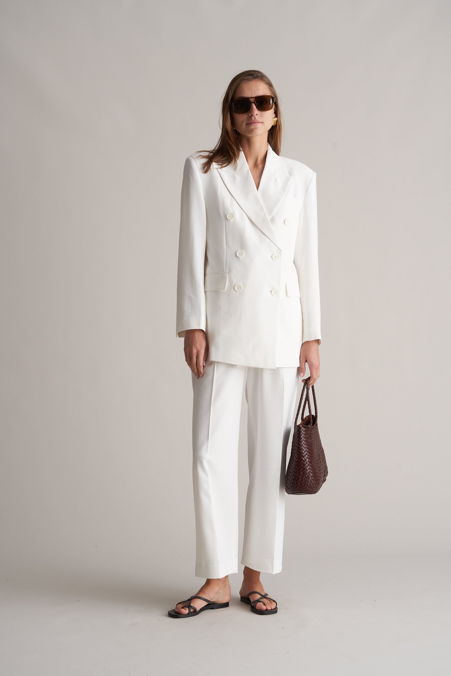Zoira Suit Pants Optic White