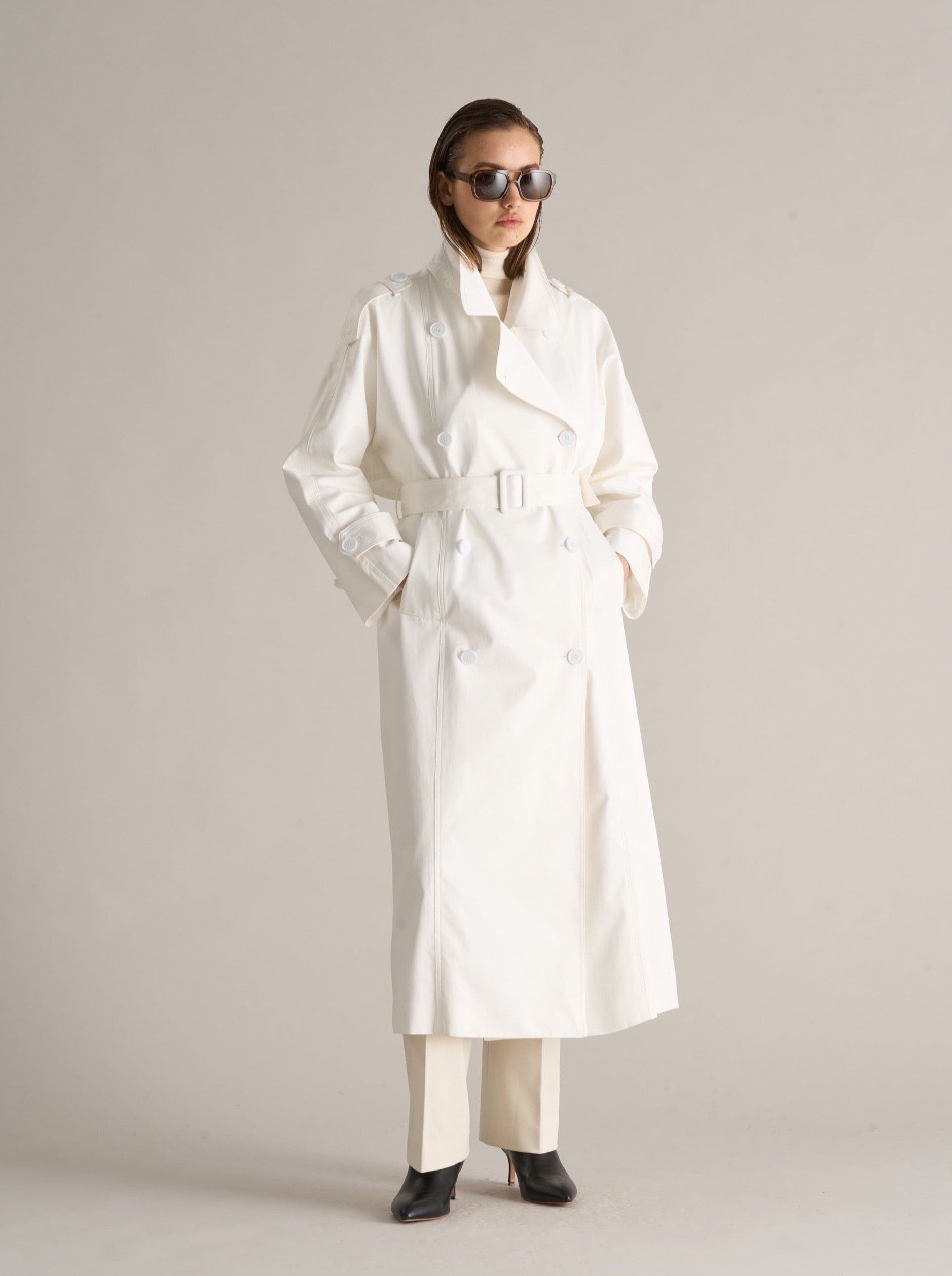 Trench Coat Optic White