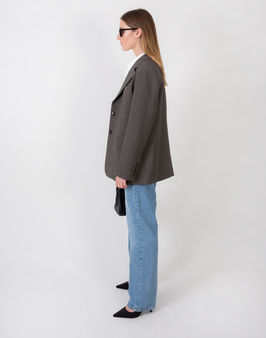 Kos Wool Blend Blazer Graphite