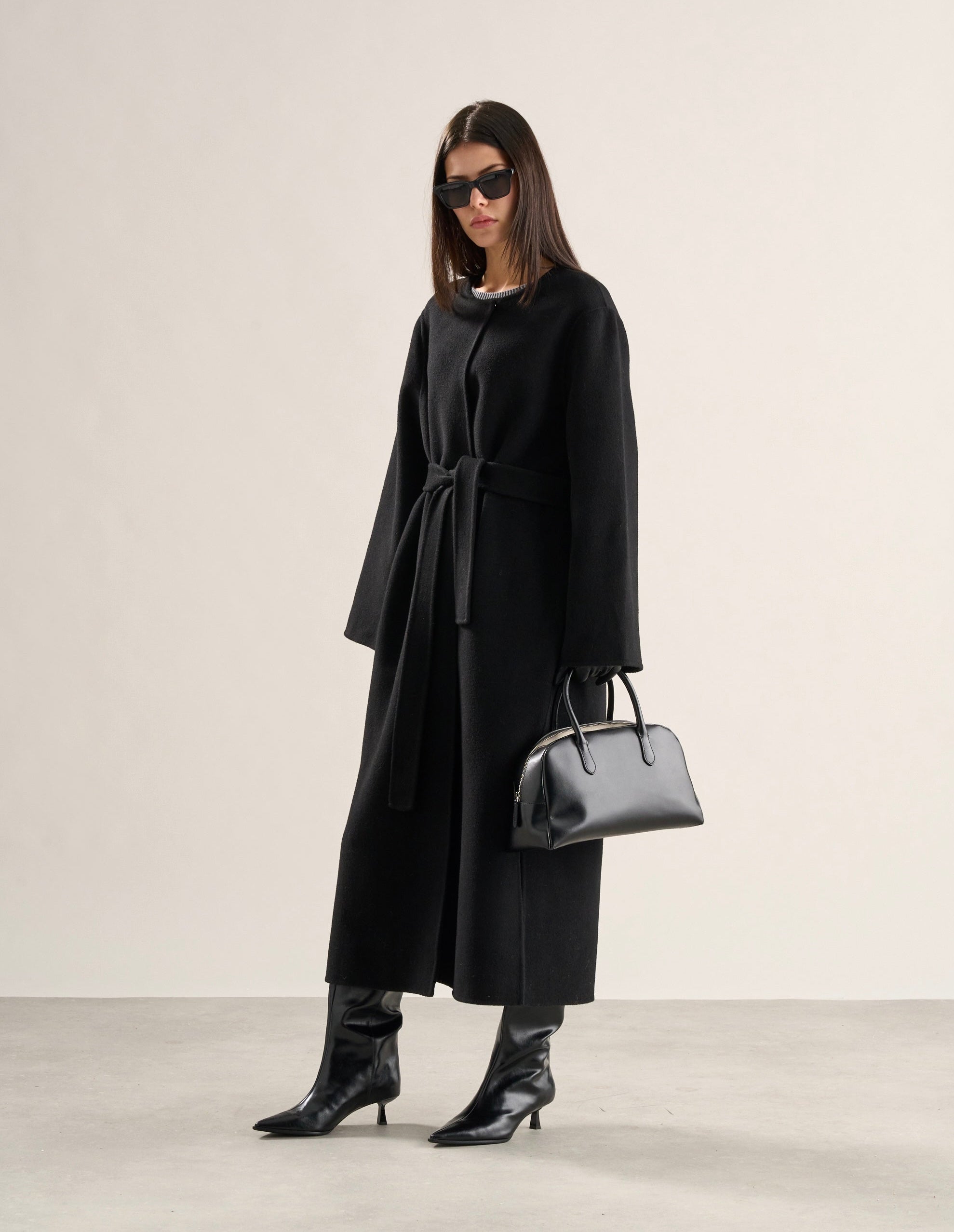 Kendra Doublé Coat Onyx