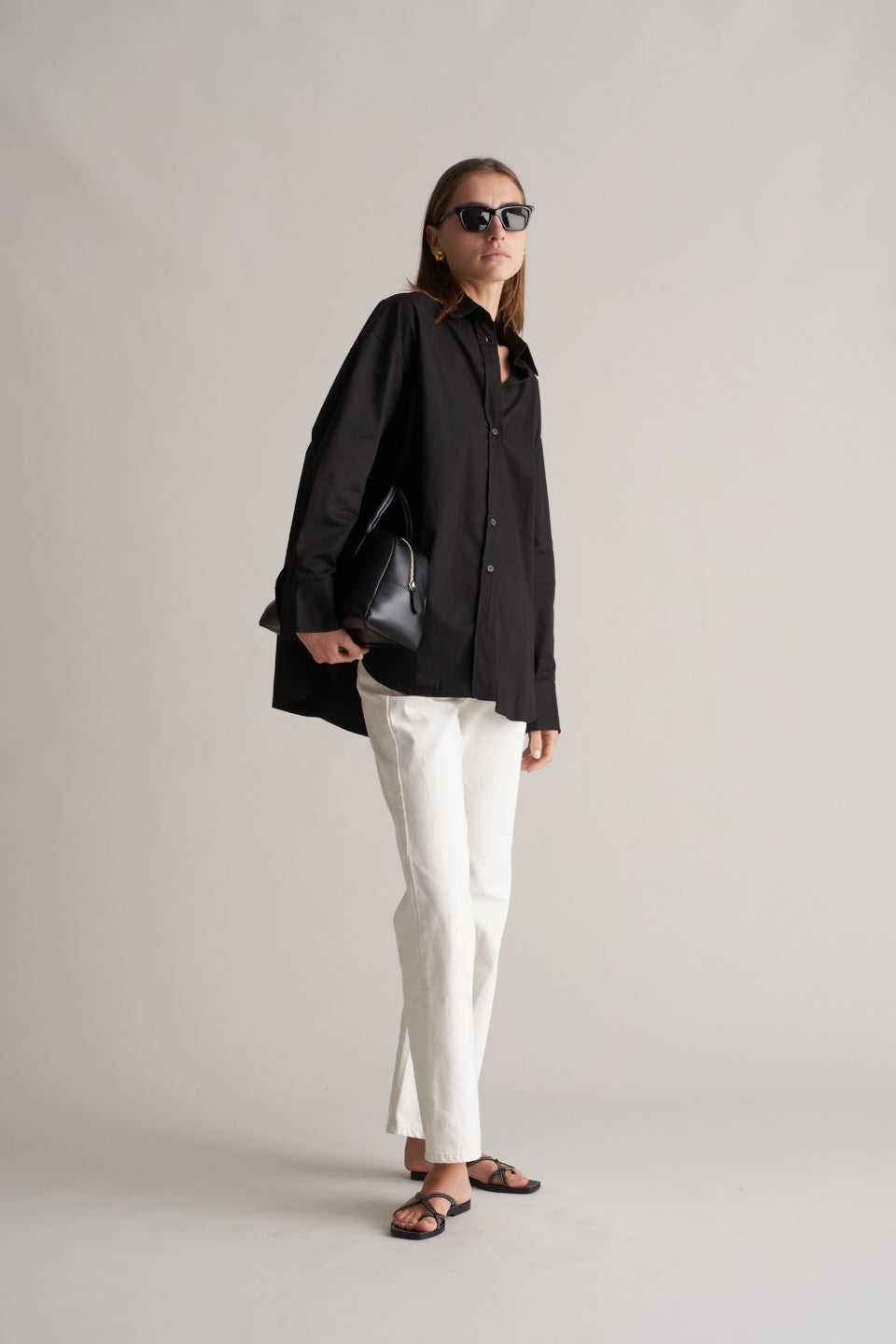 Heva Cotton Shirt Black