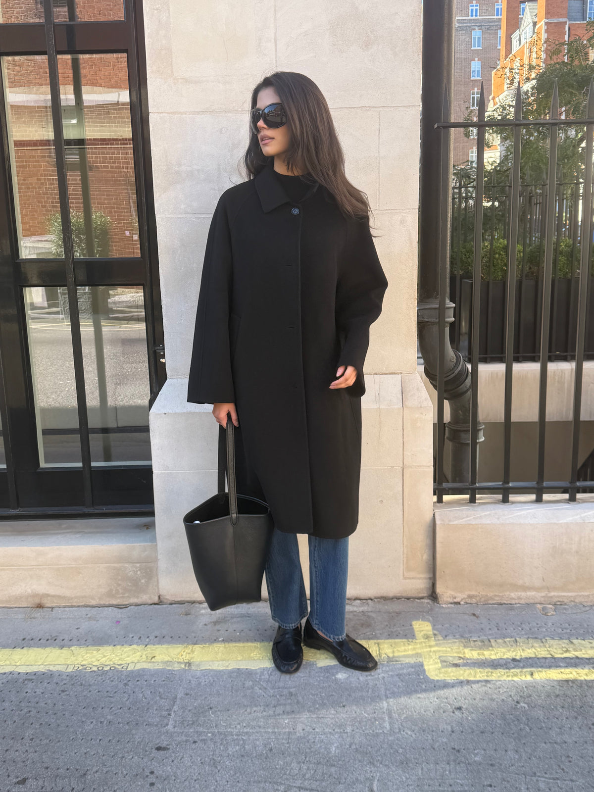 Marais Wool Car Coat Onyx
