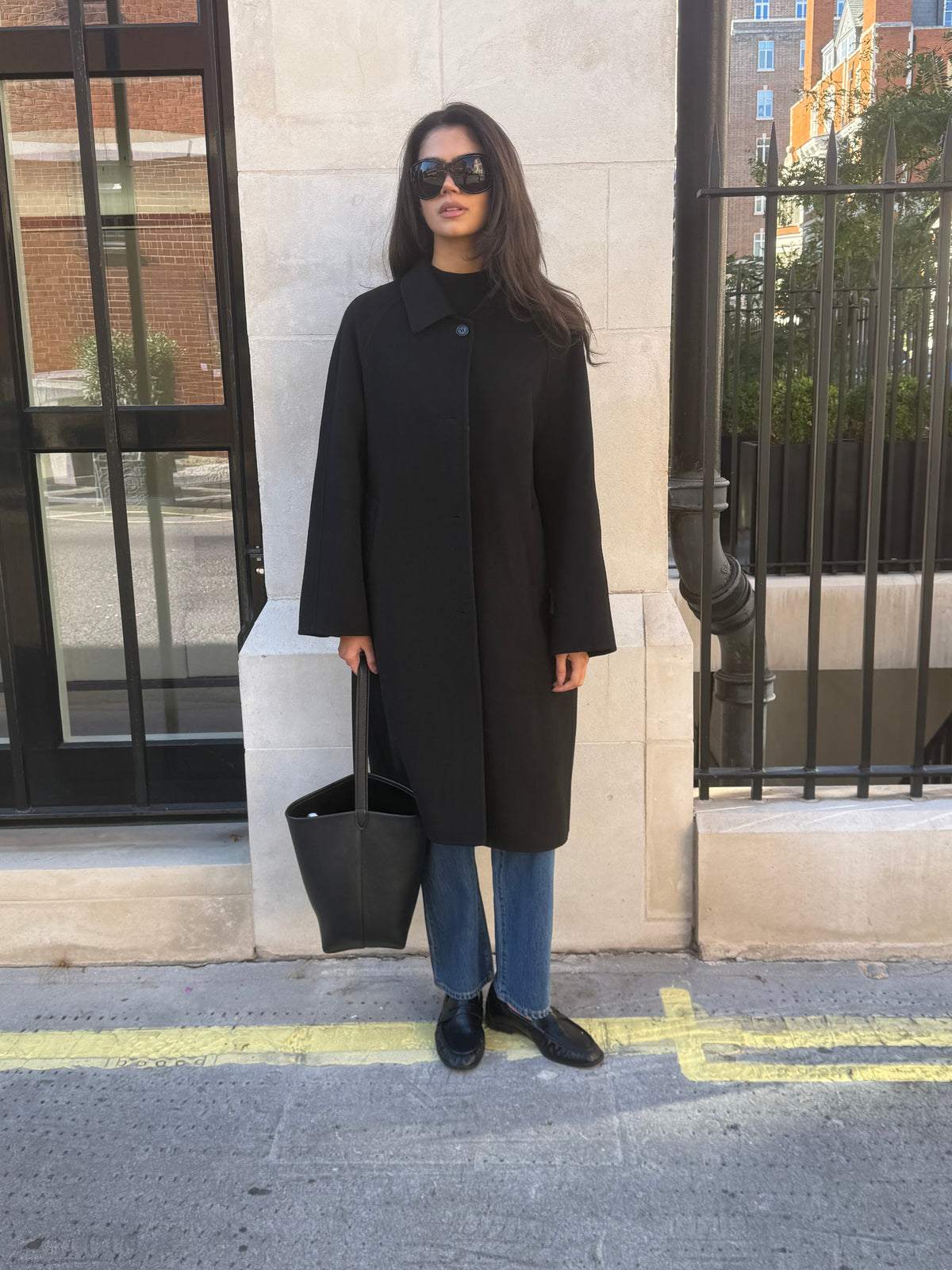 Marais Wool Car Coat Onyx
