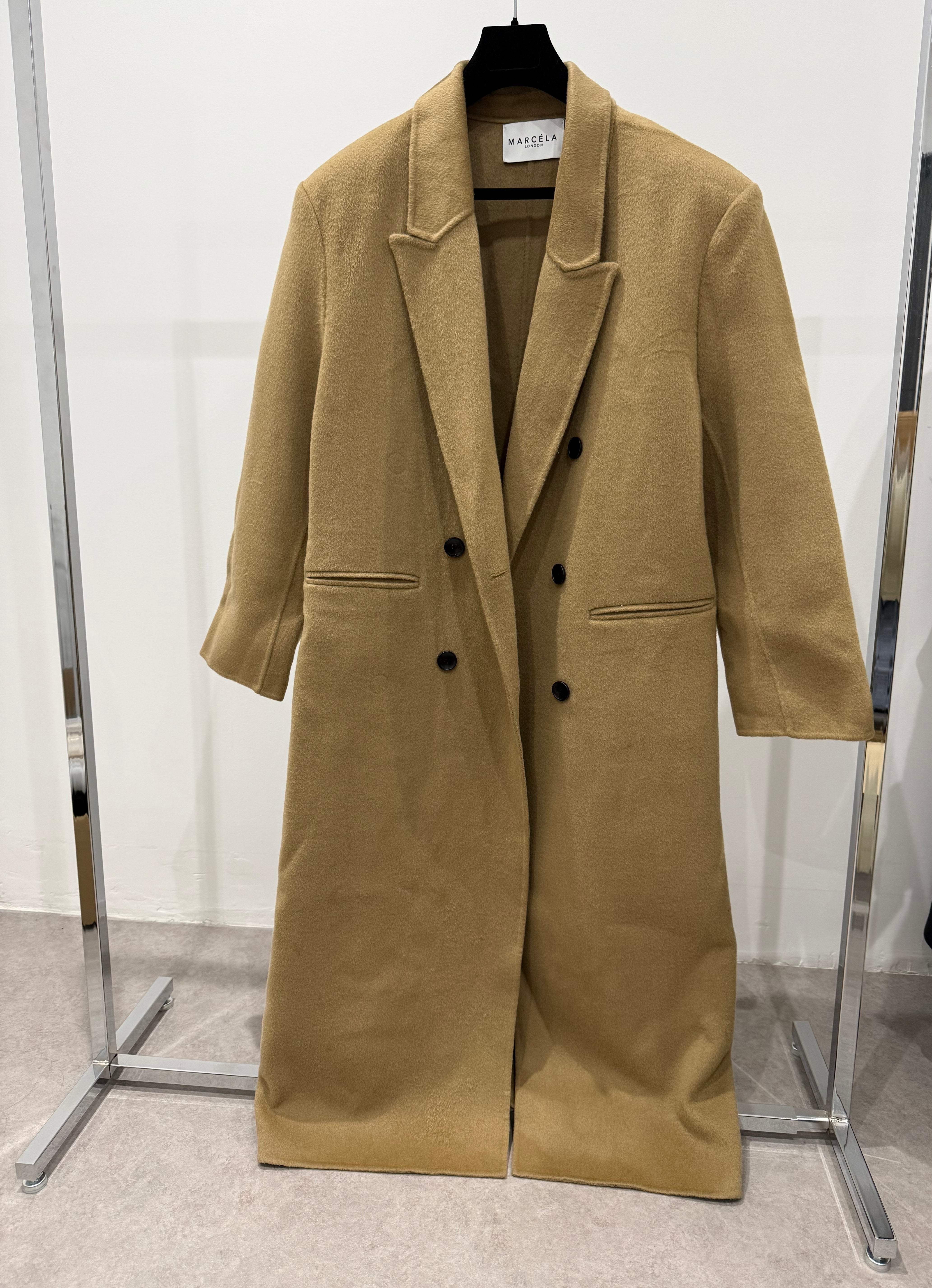 Doublé Boyfriend Coat Camel