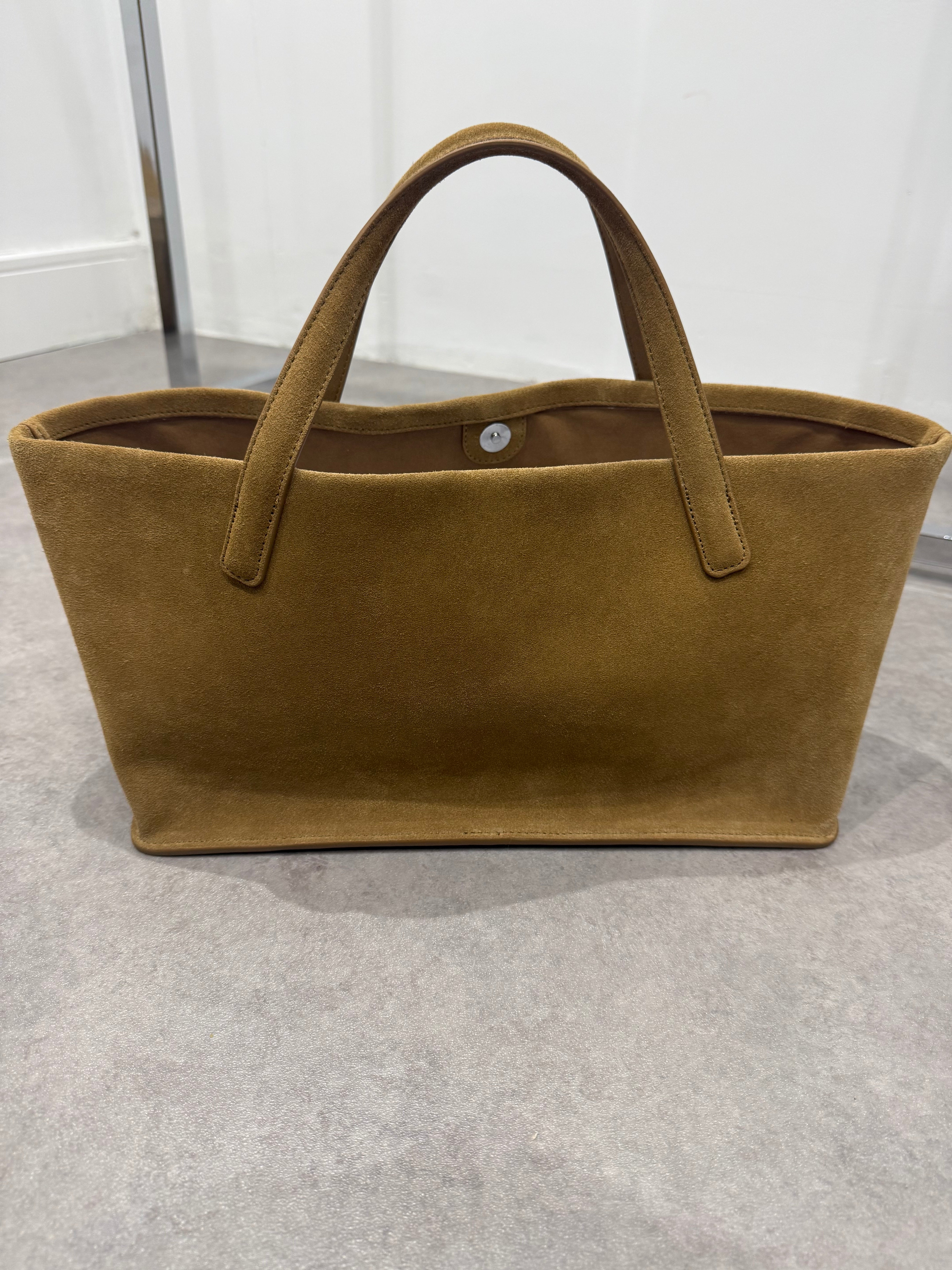 Leather Suede Bag Camel