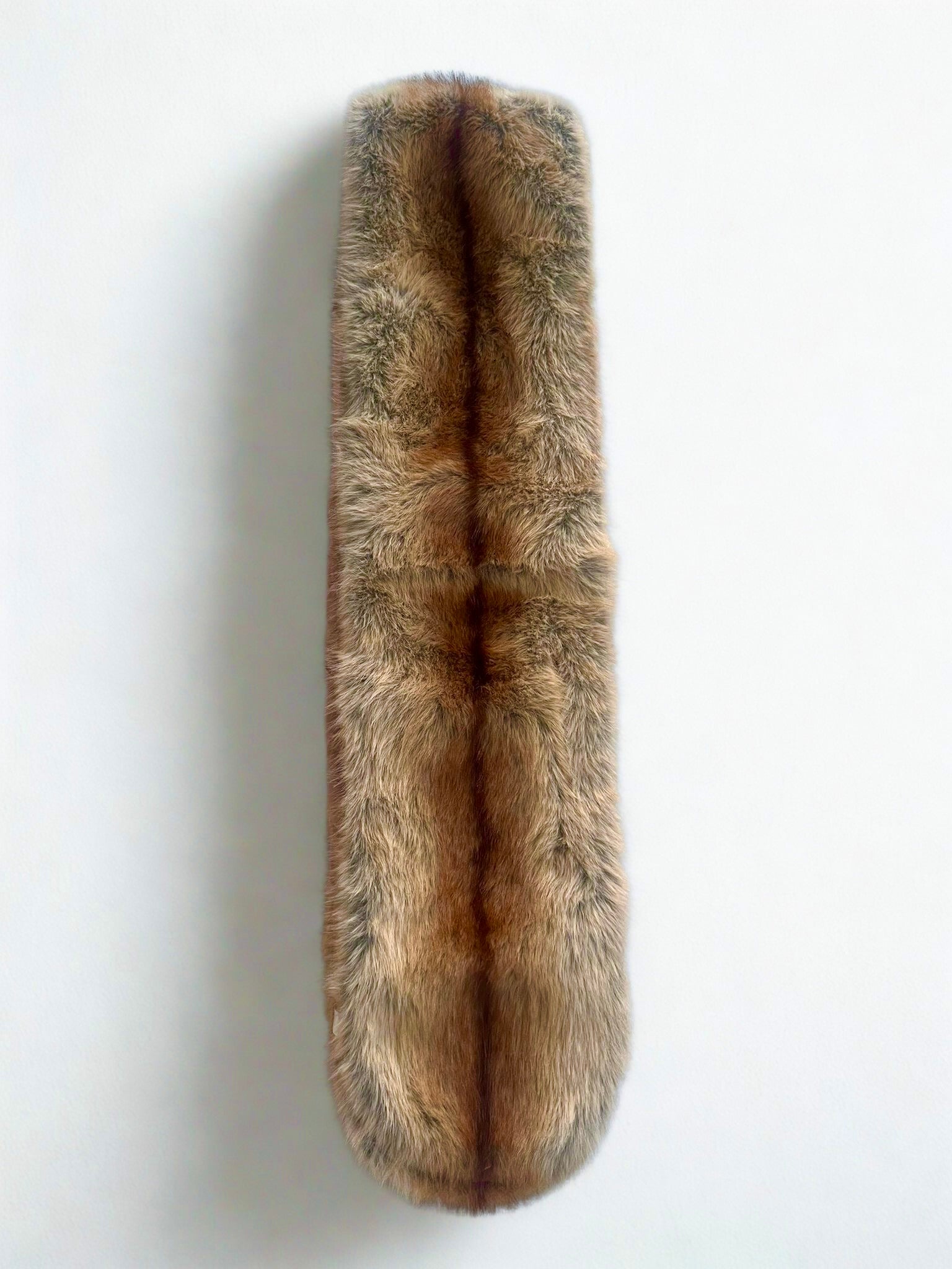 Faux Fur Scarf Fox Stripe