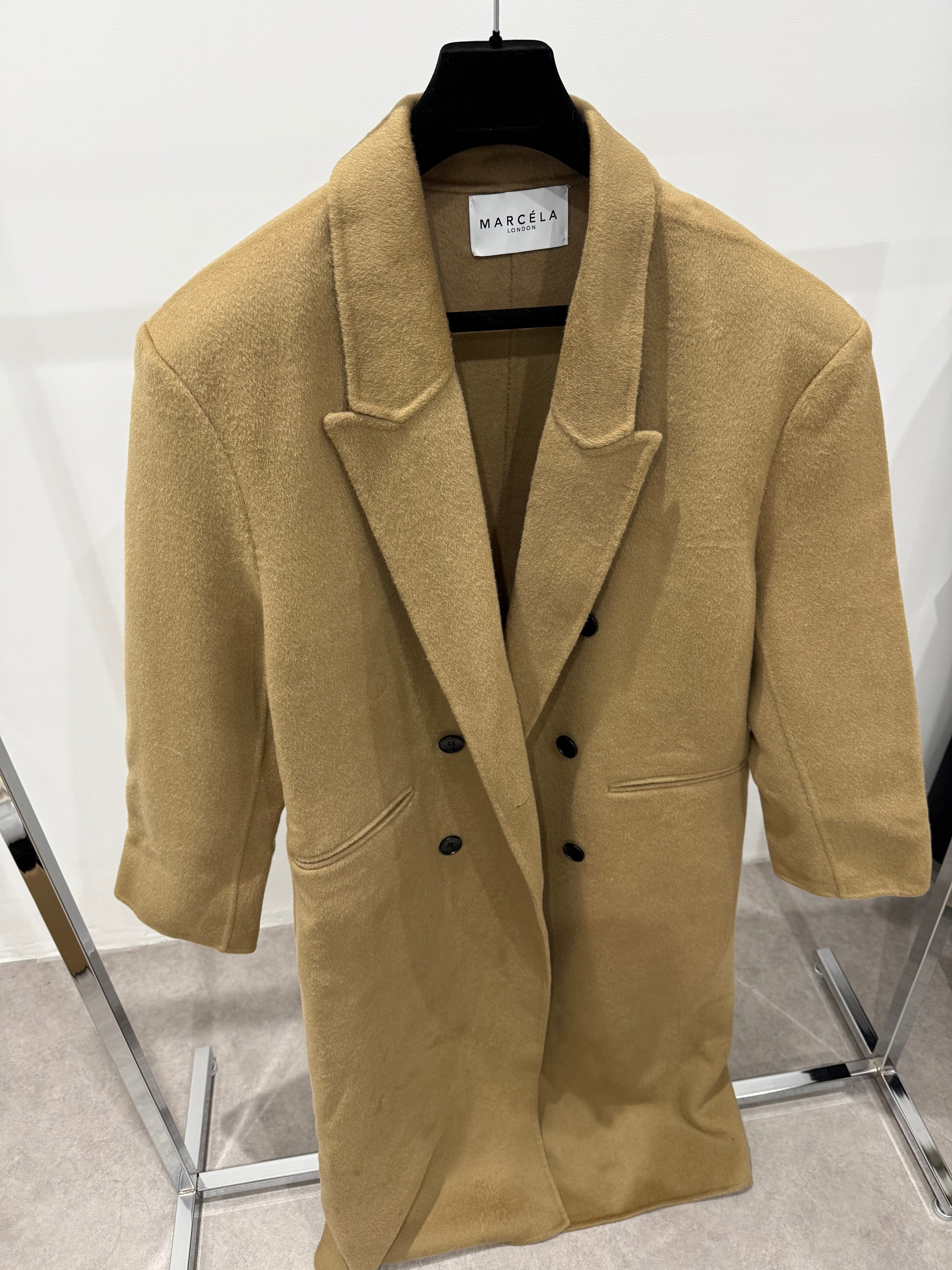 Doublé Boyfriend Coat Camel