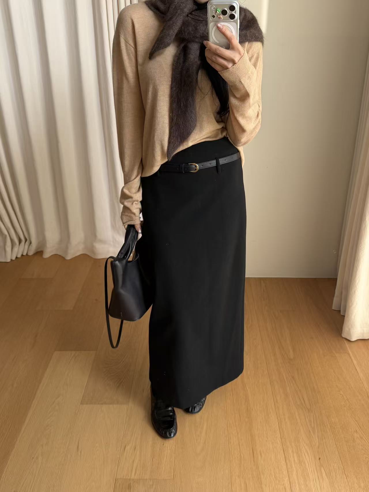 Kodi Pencil Skirt Onyx