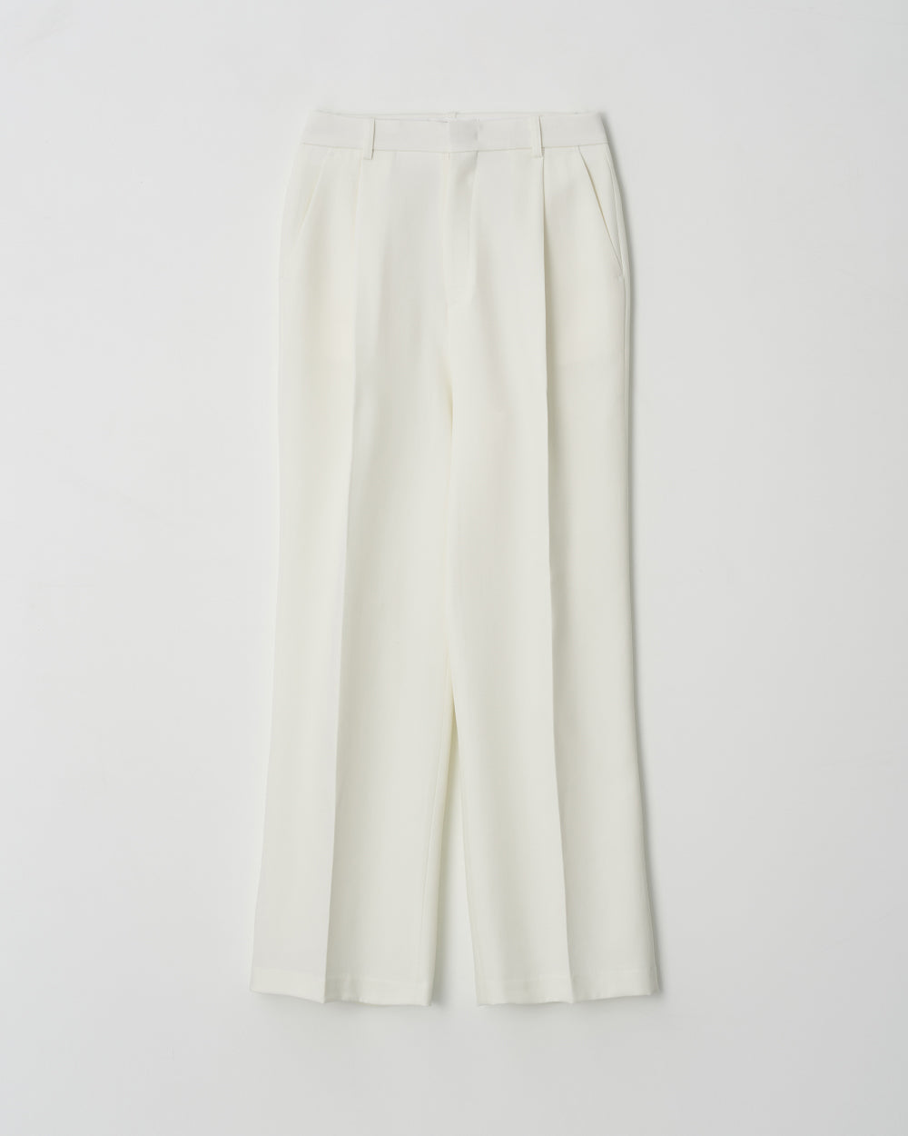 Tova Single Pintuck Trousers Ivory