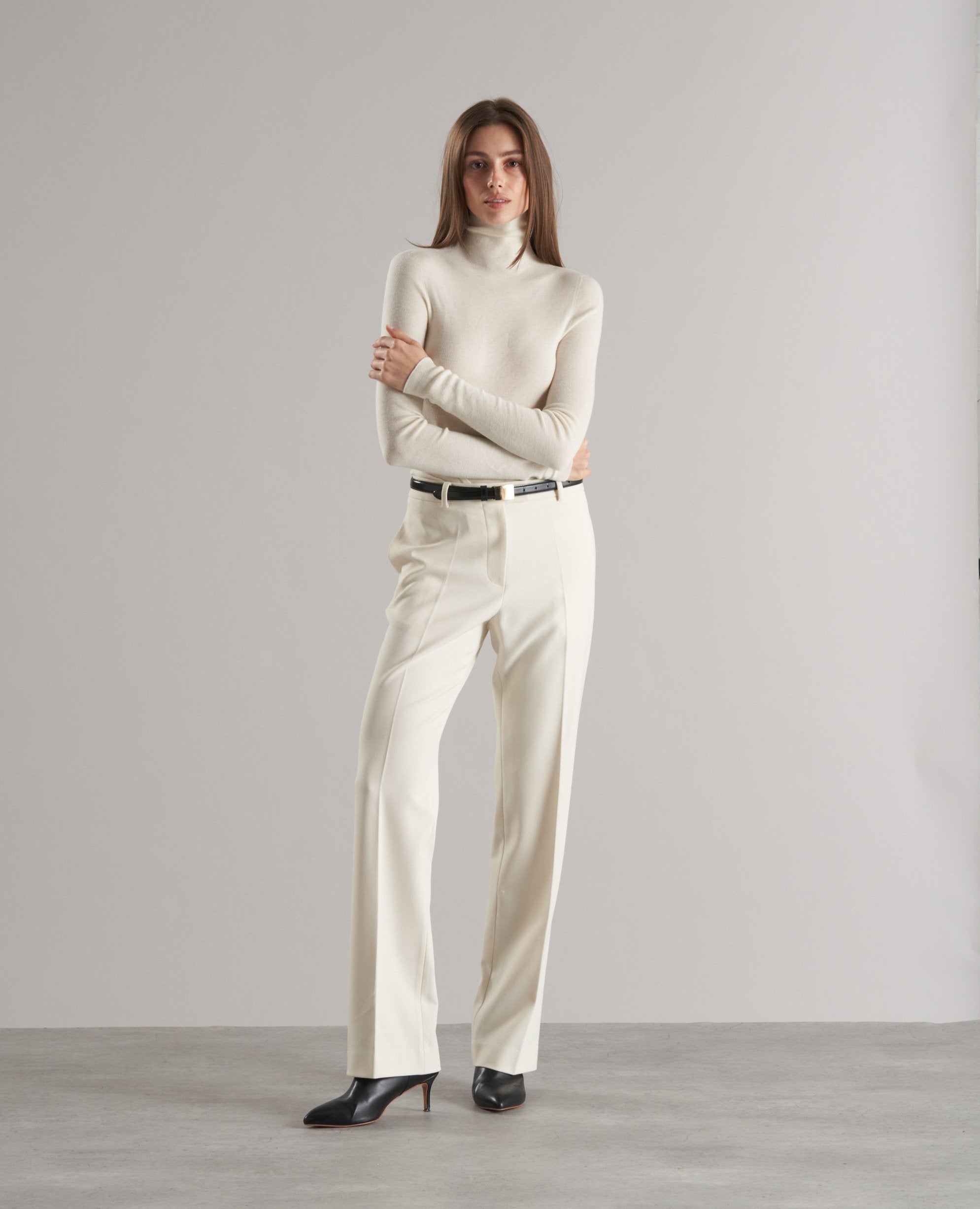 Bailie Tailored Trousers Ivory