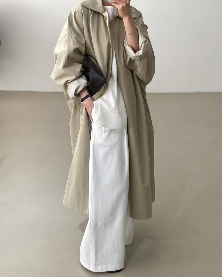 Tay Lightweight Mac Coat Beige